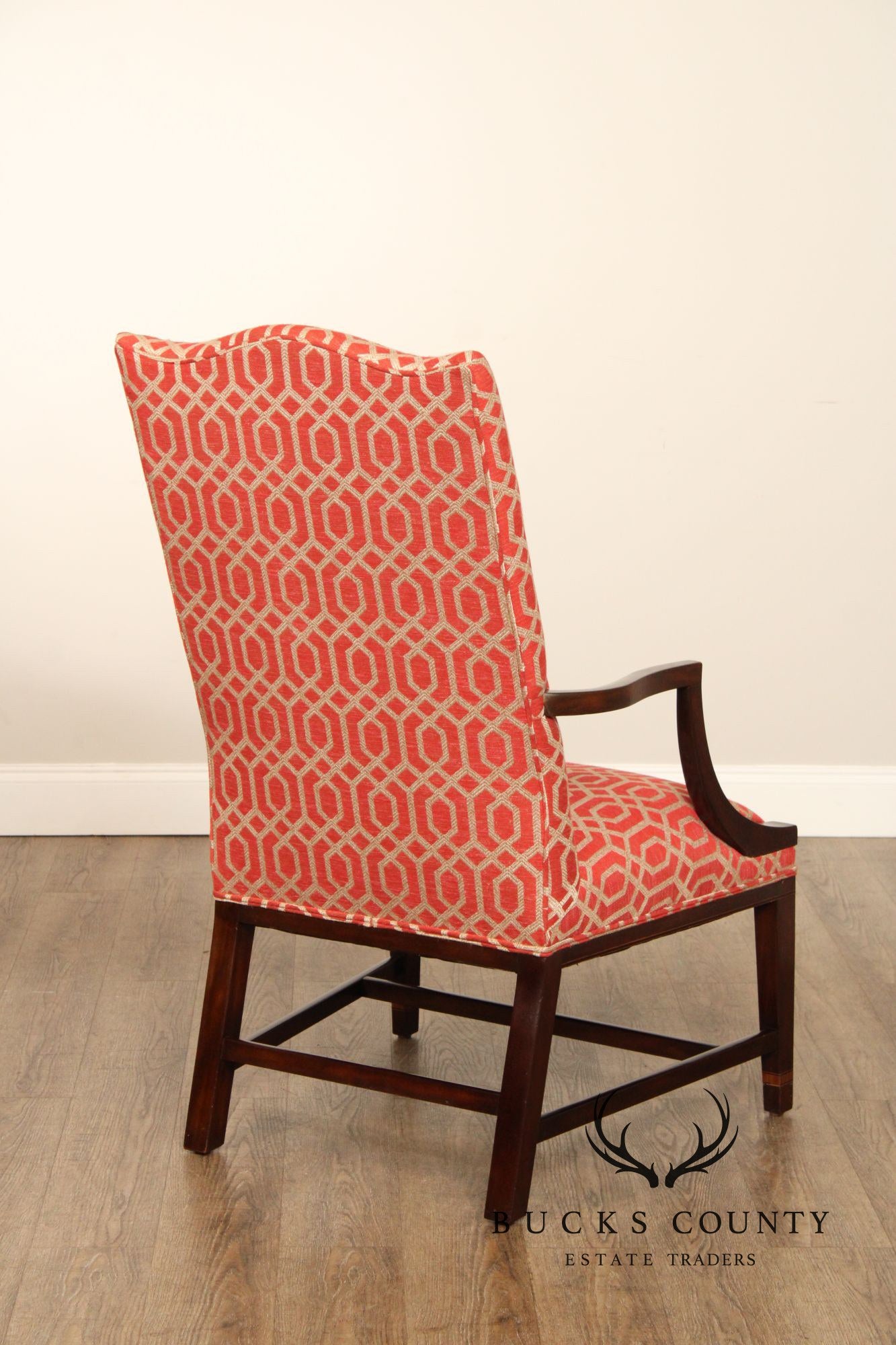 Kittinger Federal Style Mahogany Inlaid Armchair