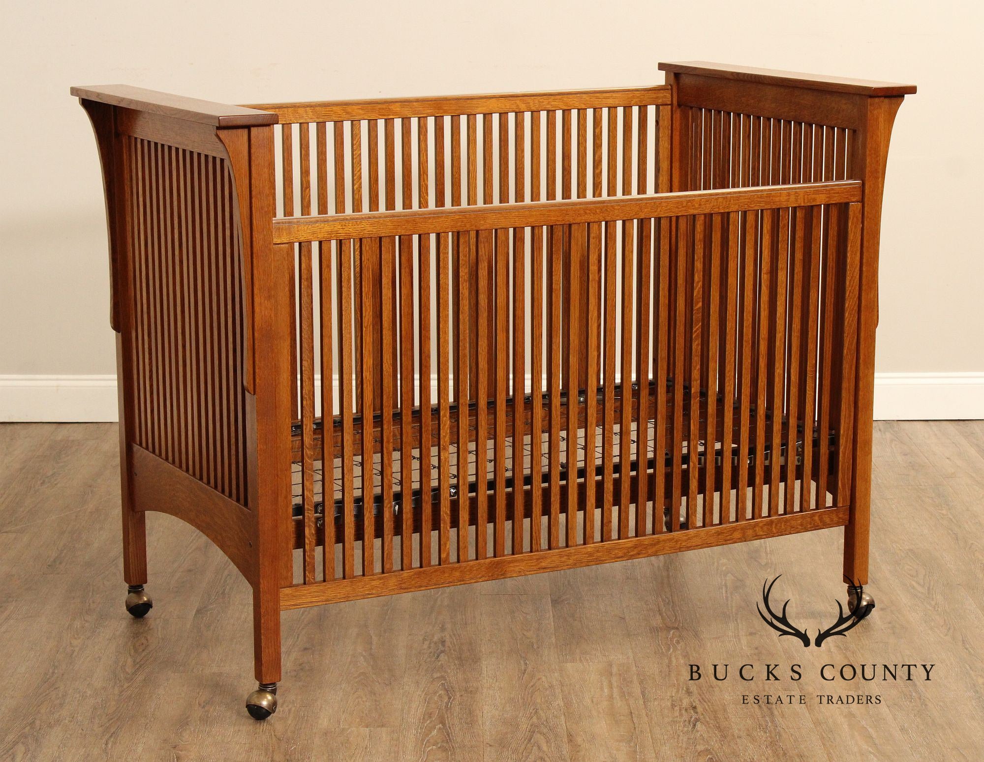 Stickley Mission Collection Oak Doll Crib