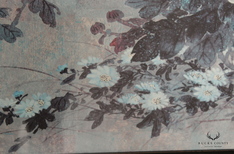 Hui Chi Mau 'Oriental Autumn' Framed Print