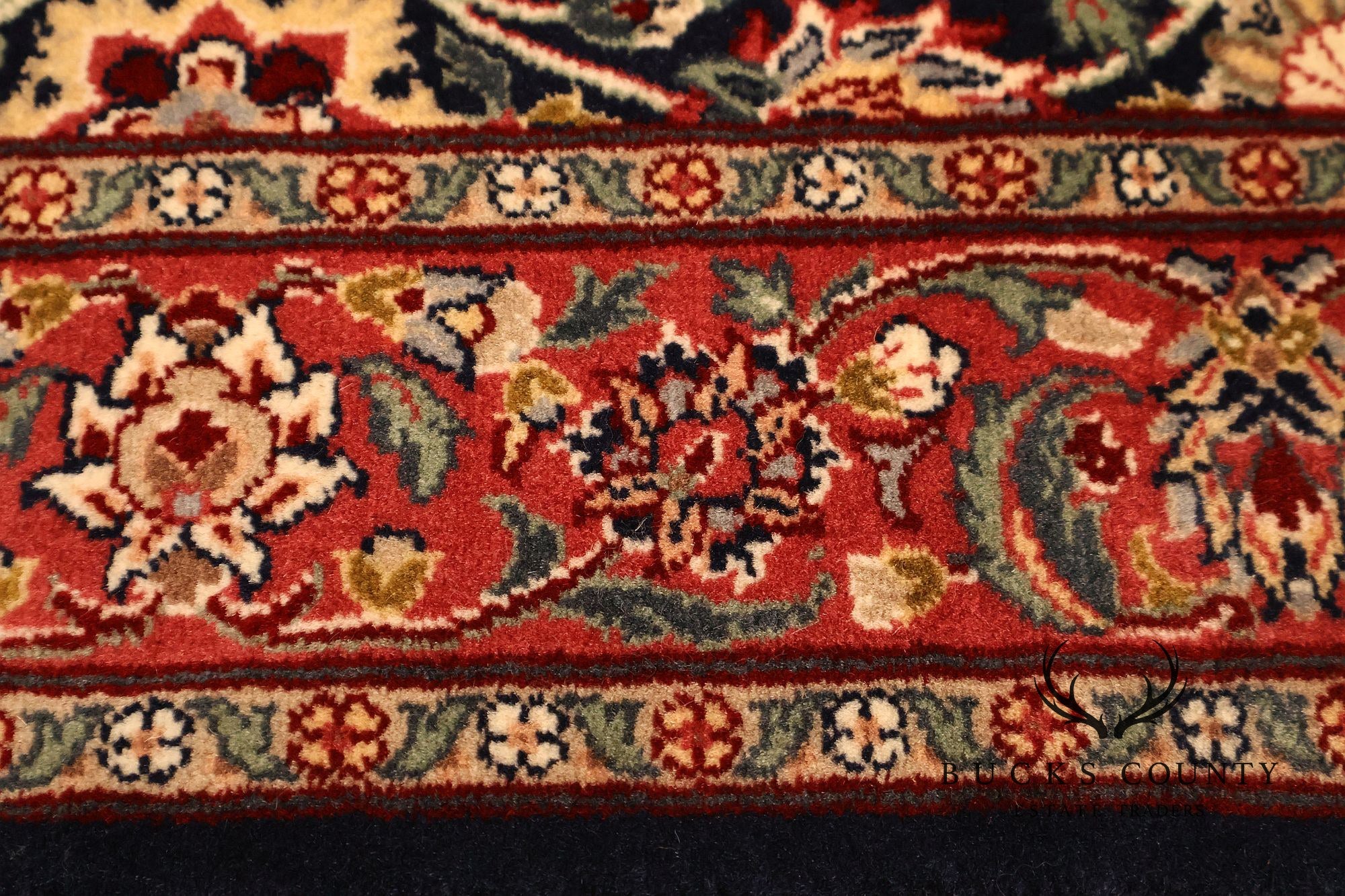 Persian Kashan Style Hand Tied Rug — 31"  x 55"