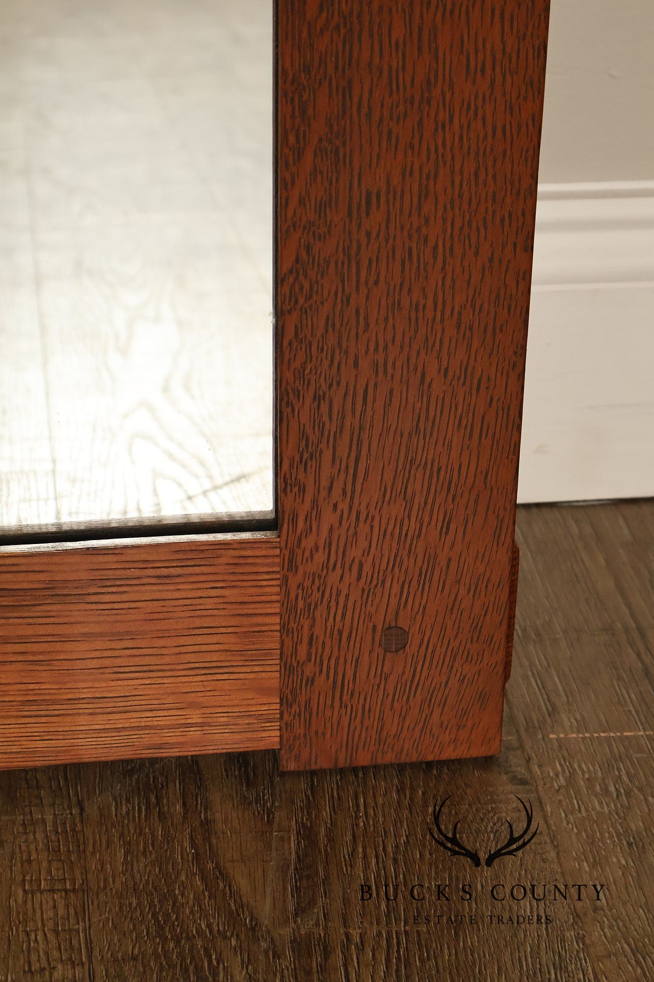Stickley Mission Collection Oak Wall Mirror