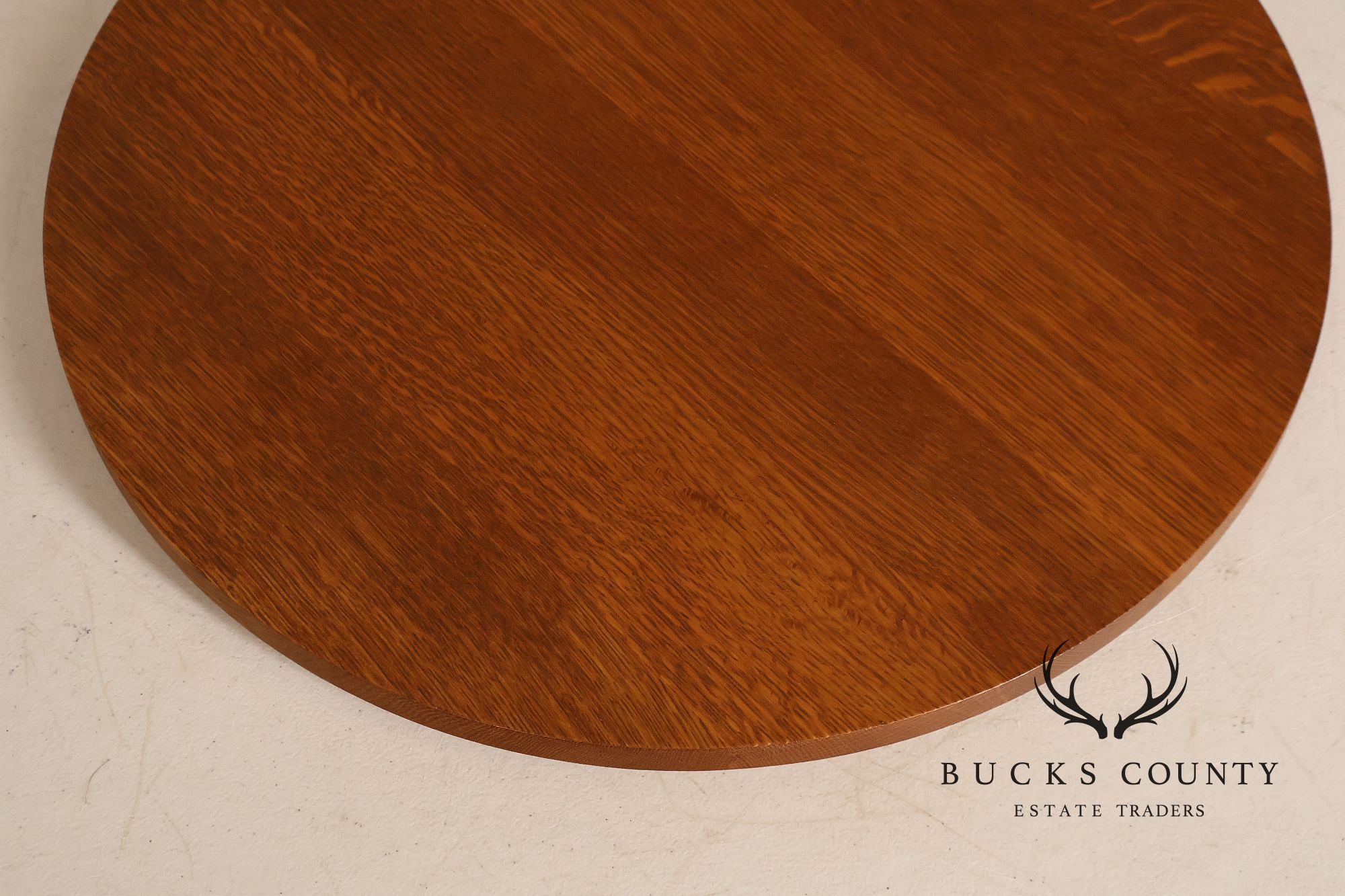 Stickley Mission Collection Round Oak Lazy Susan