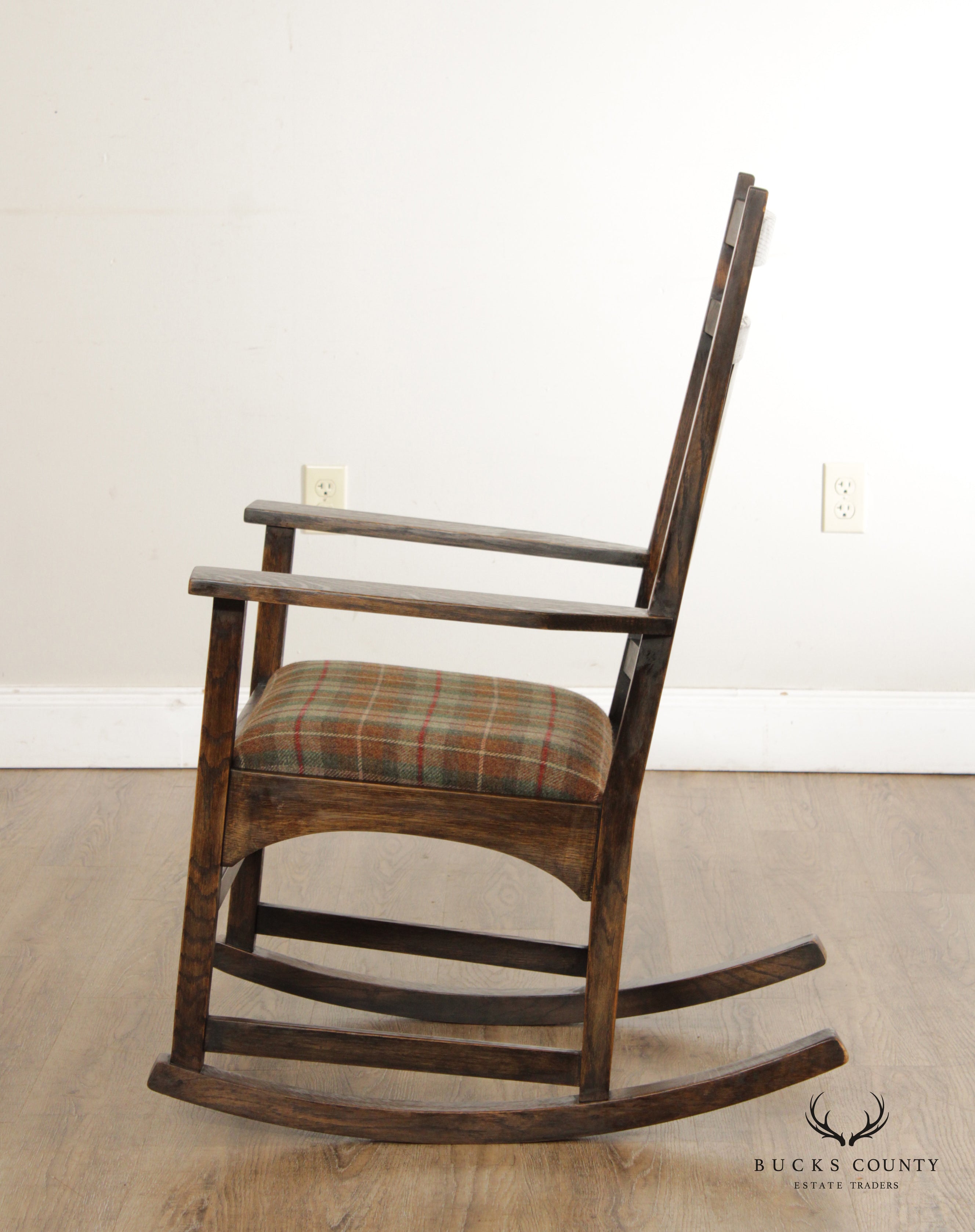 Stickley Mission Collection Harvey Ellis Oak Rocking Chair