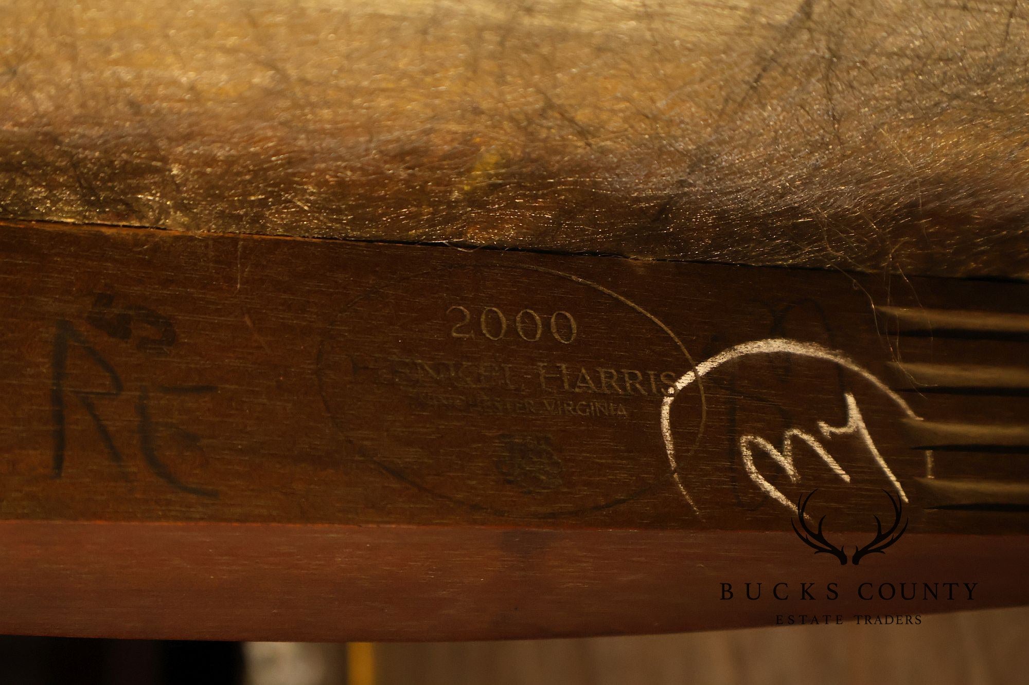 Henkel Harris Mahogany Set Of Eight Lyre Back Dining Chairs