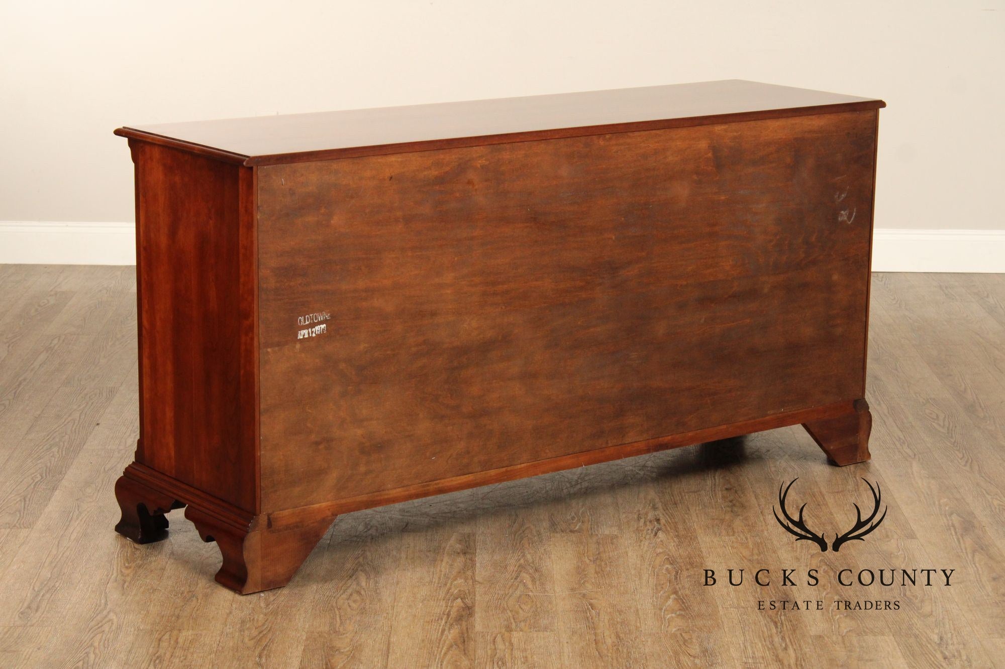 Statton Chippendale Style Solid Cherry Chest of Drawers