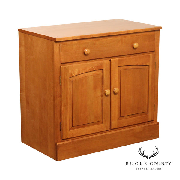 Ethan Allen 'Country Colors' Maple Cabinet With Single Drawer