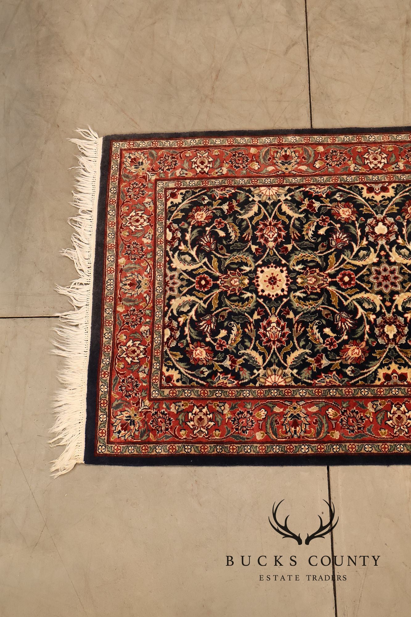 Persian Kashan Style Hand Tied Rug — 31"  x 55"