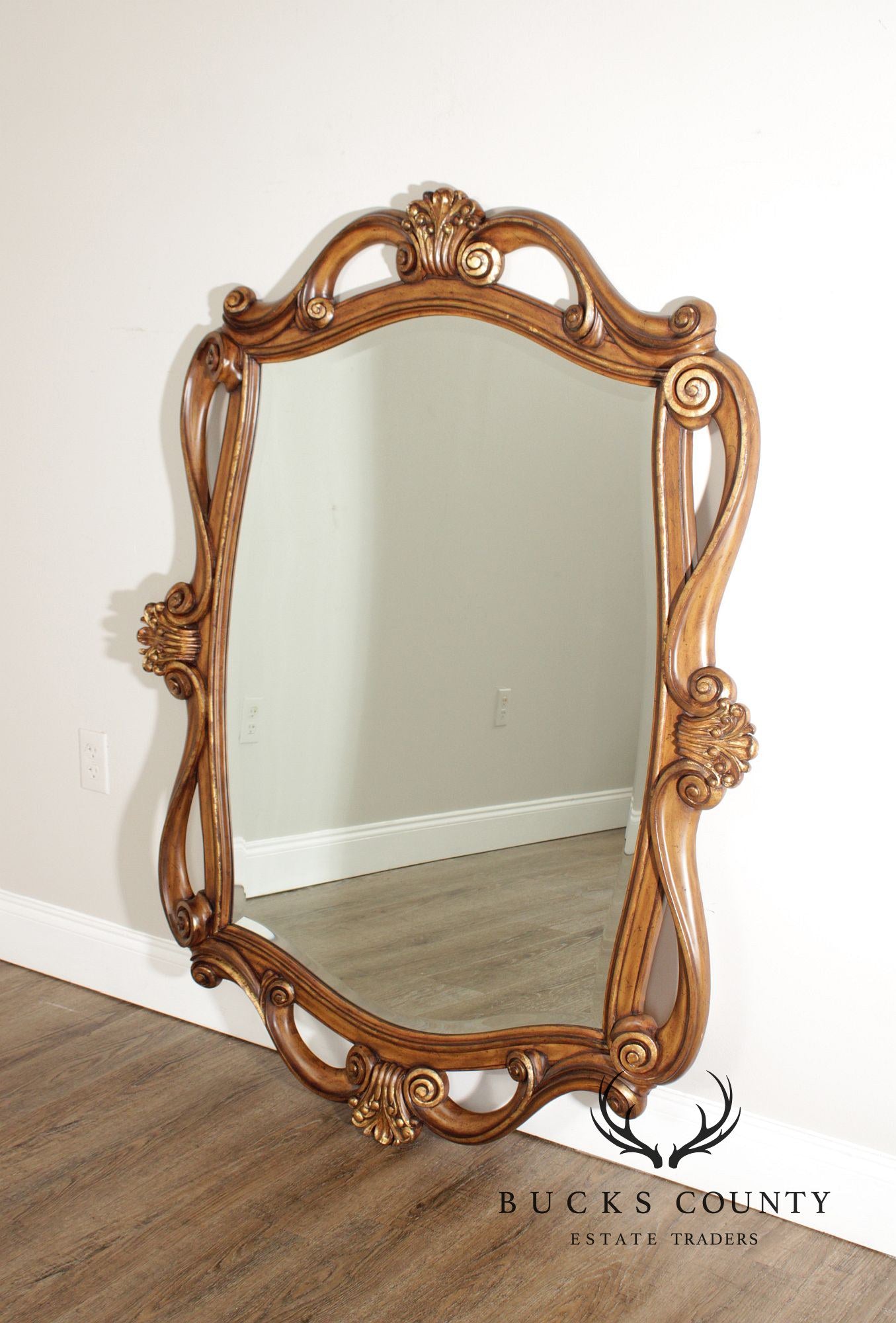 Italian Style Large Carved Wall Mirror