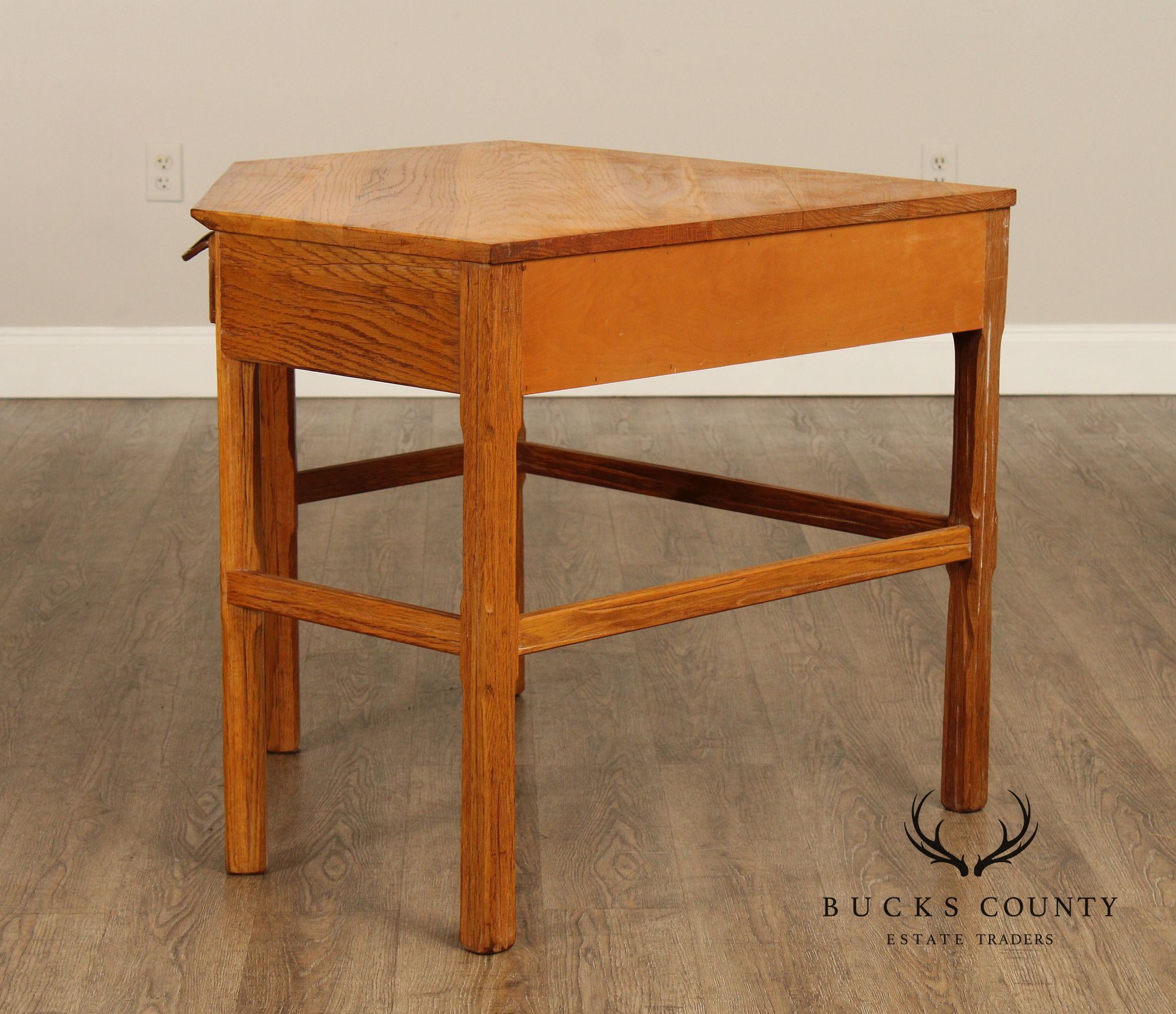 Brandt Ranch Oak Corner Writing Desk and Chair