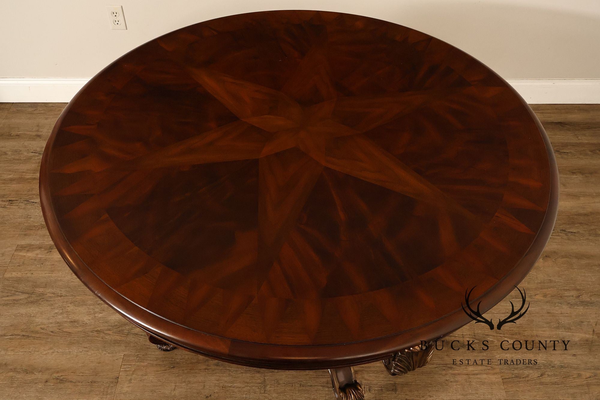Drexel Heritage 48 Inch Round Starburst Center Table