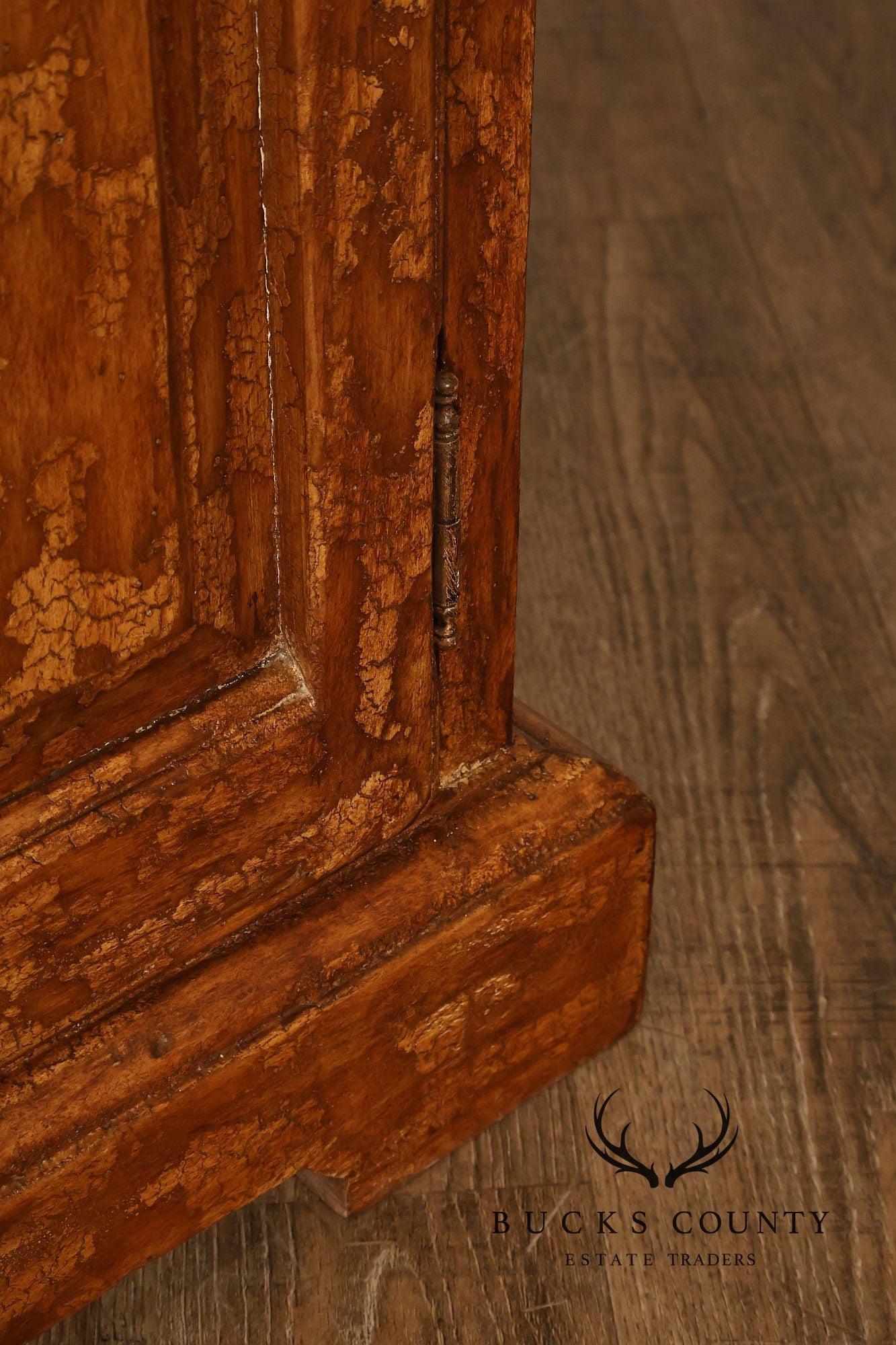 Bausman & Company Paint Decorated Four Door Sideboard Buffet Cabinet