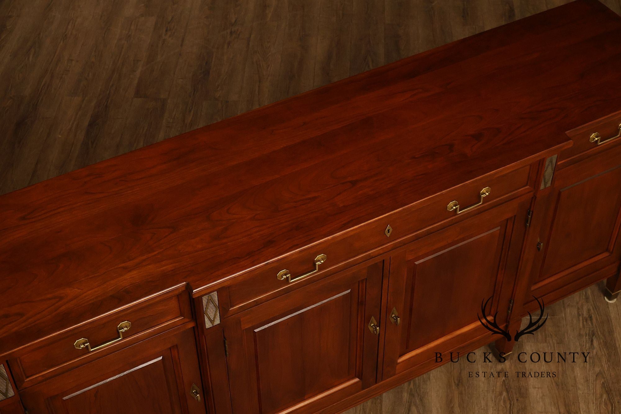 Stickley Directoire Style Cherry Four-Door Buffet Sideboard