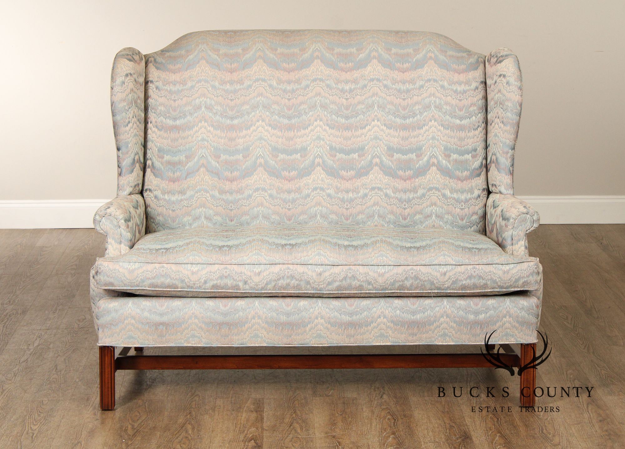 Chippendale Style Tall Back Loveseat