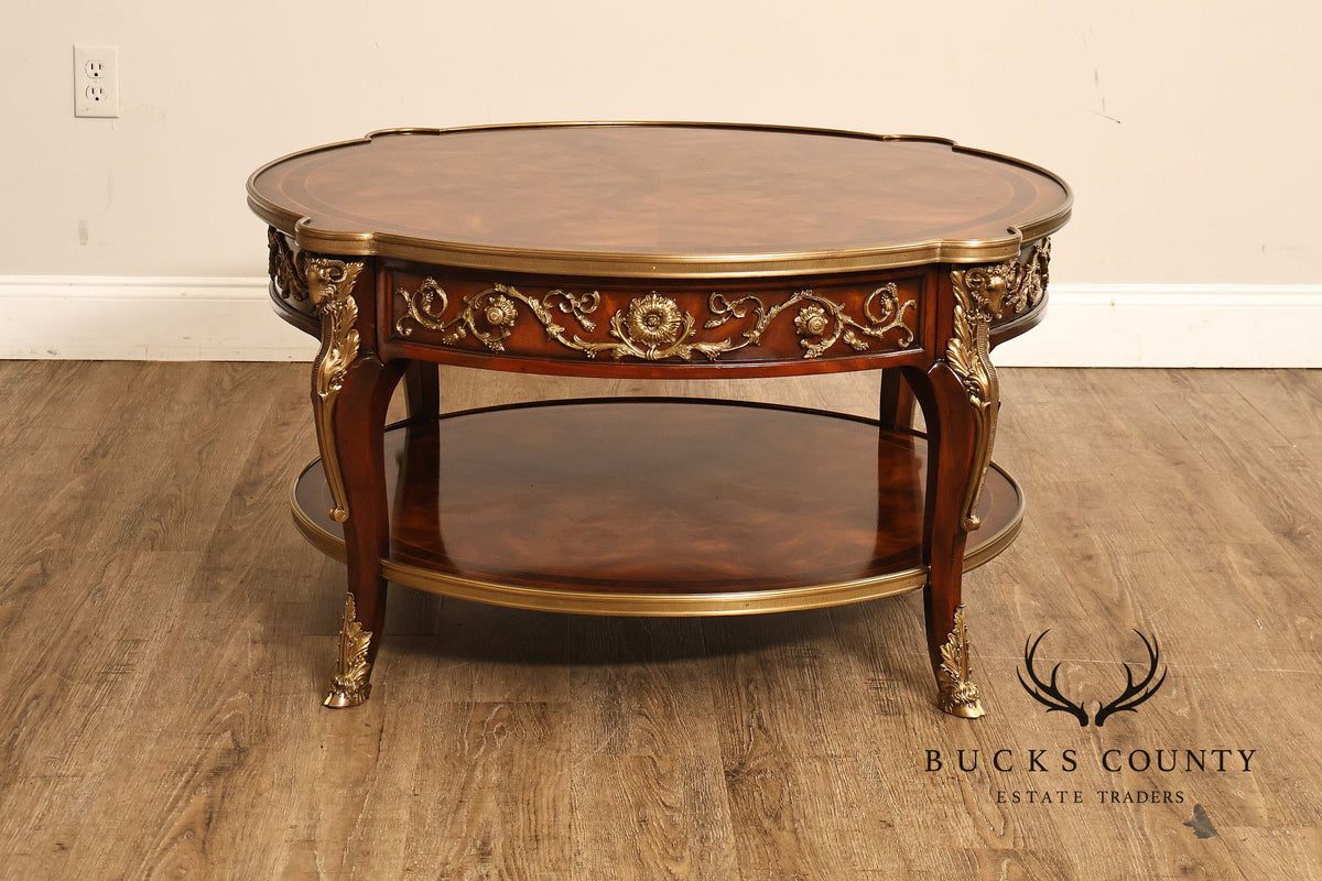 Theodore Alexander 'Capital' Mahogany Coffee Table