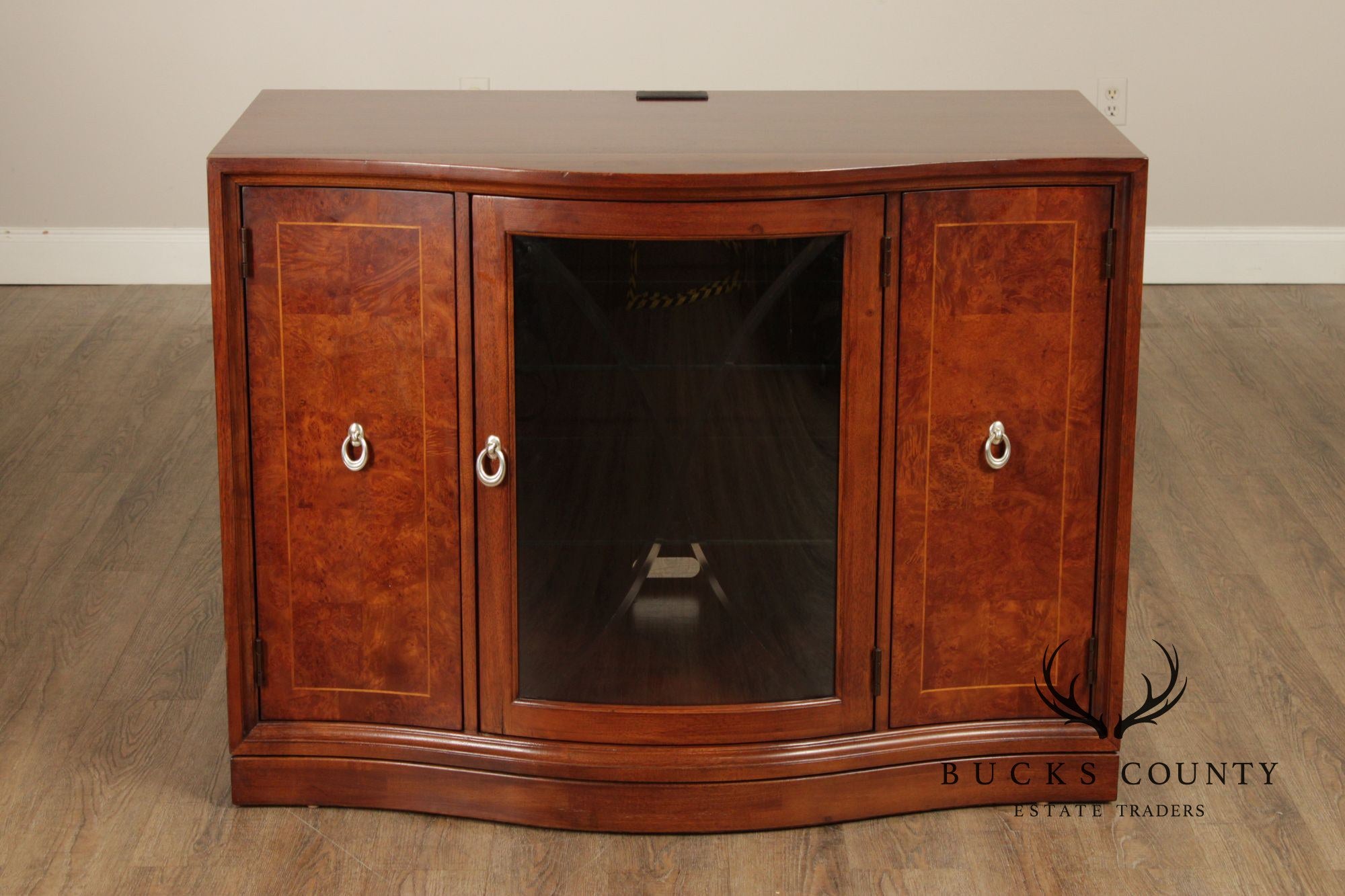 Thomasville 'Bogart' Mahogany Media Cabinet