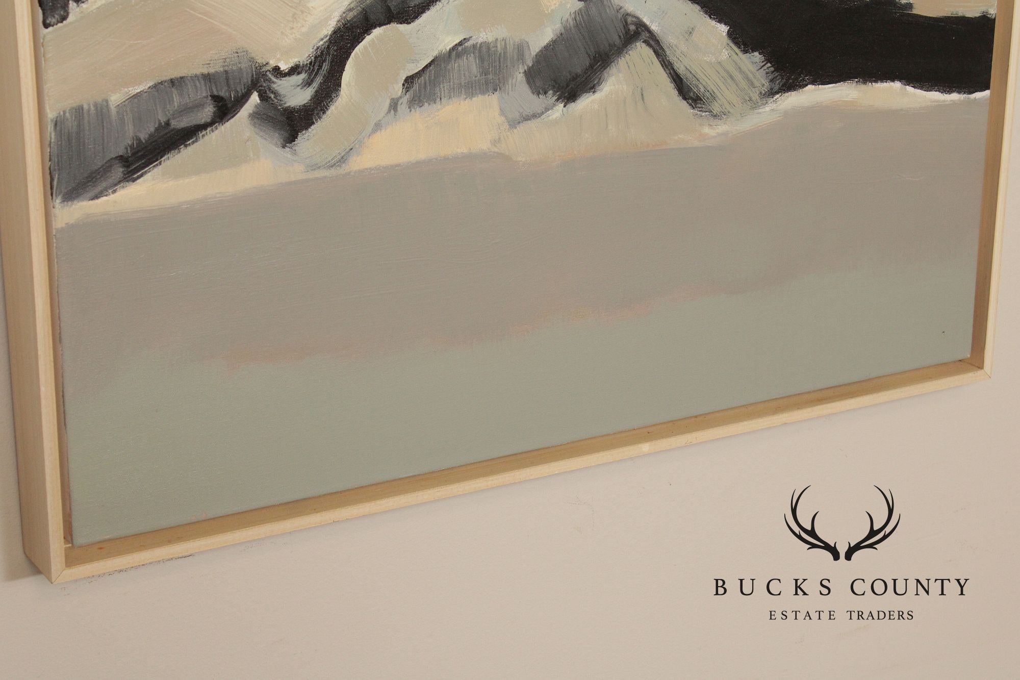 Bao Lede Asian Inspired Landscape Oil Painting, Dunes