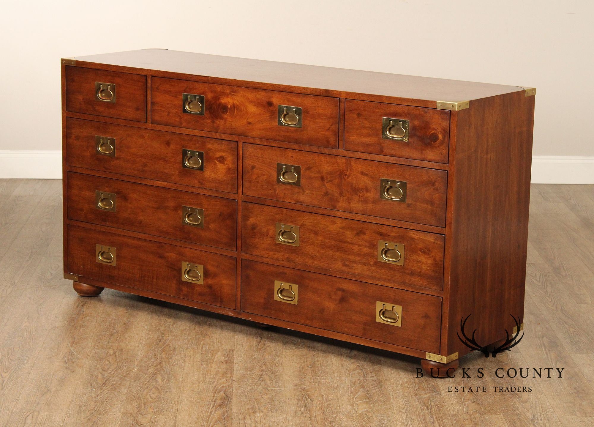 Henredon 'Regiment' Campaign Style Long Dresser