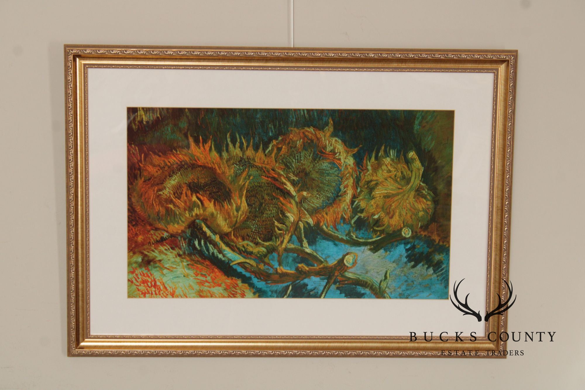 Vincent Van Gogh Reproduction Print, 'Four Cut Sunflowers'
