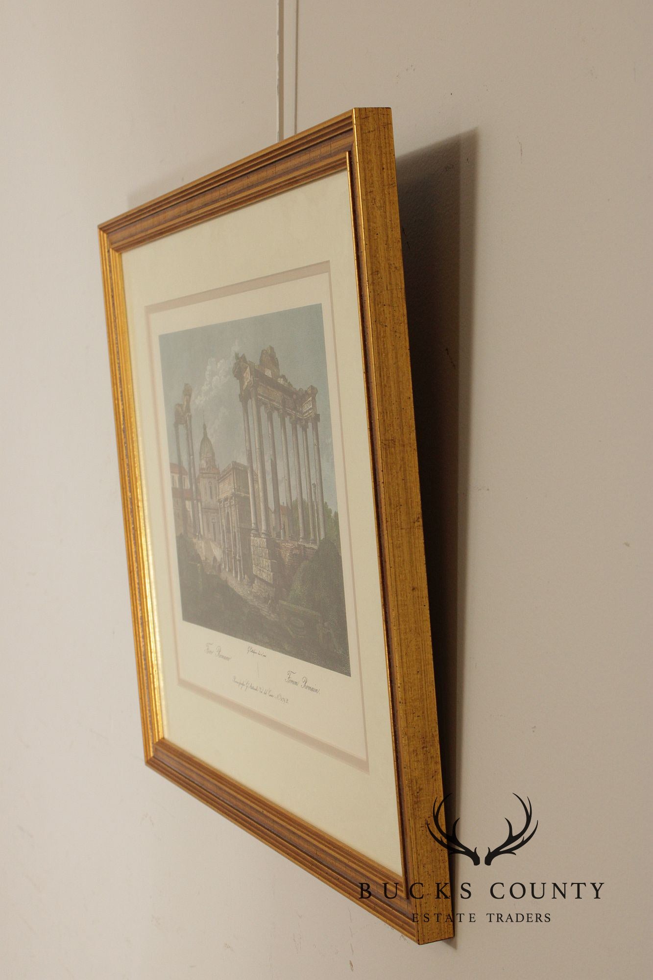 Set of Four Framed Italian Architectural Prints