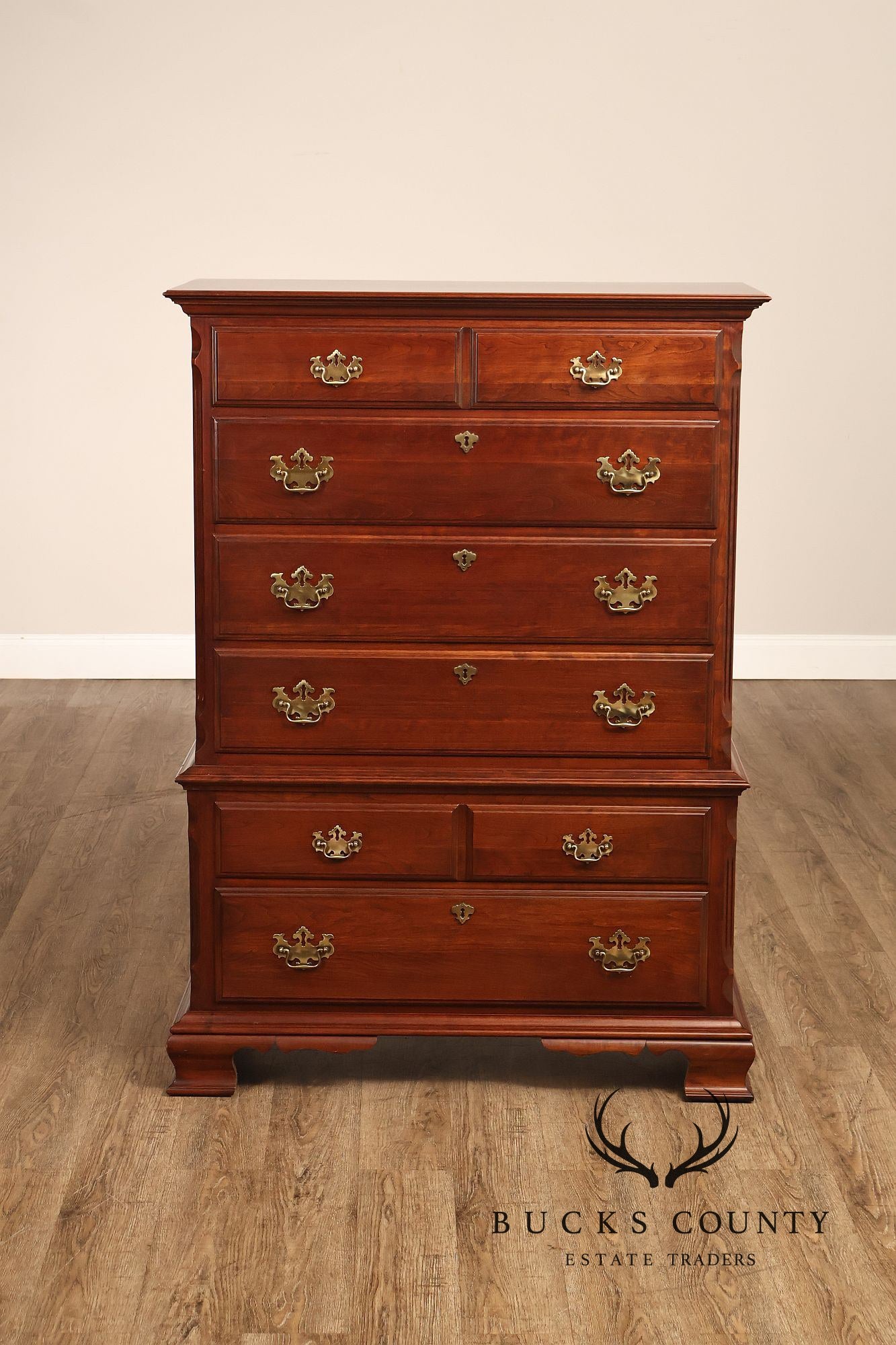 Pennsylvania House Traditional Style Cherry Chest On Chest