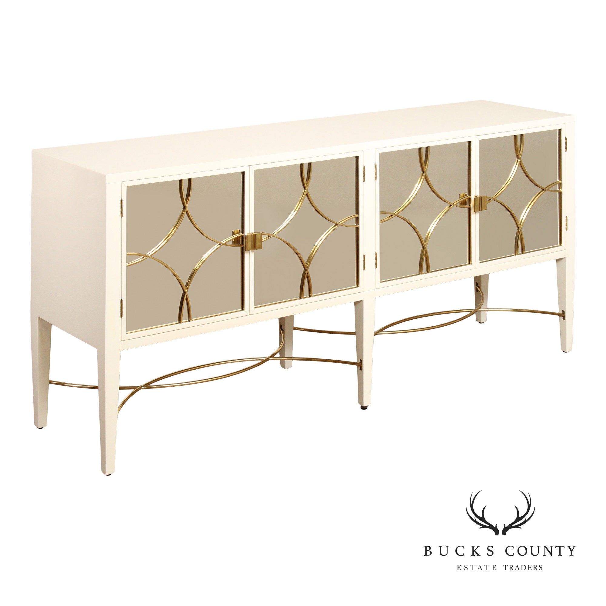 Alden Parkes 'Hancock' Mirrored Buffet Sideboard