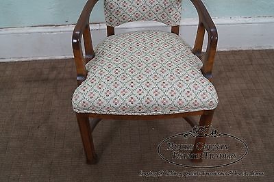 Custom Quality Mid Century Gothic Style Arm Chair