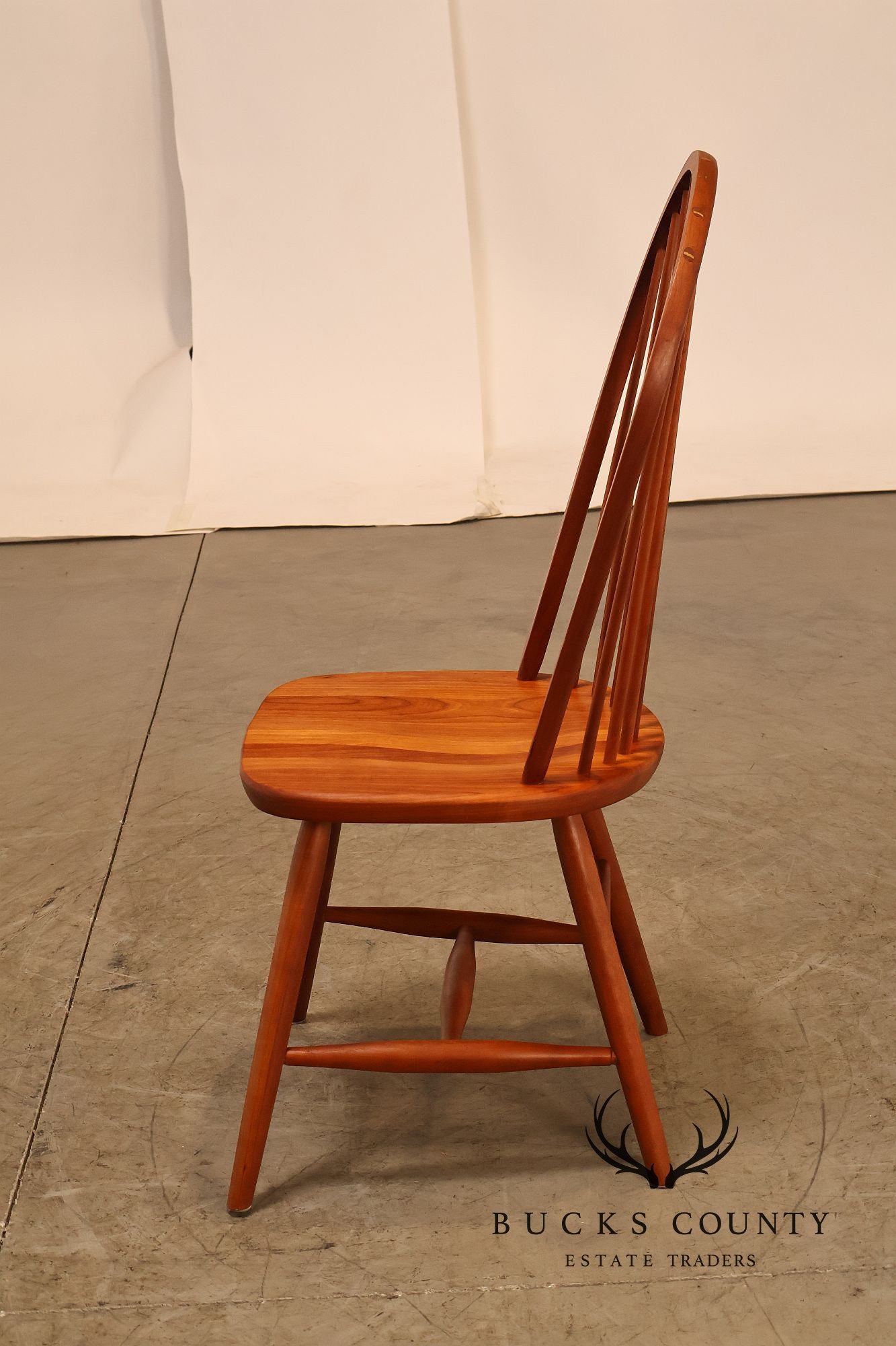 Martin’s Inc Windsor Style Set of 6 Cherry Dining Chairs