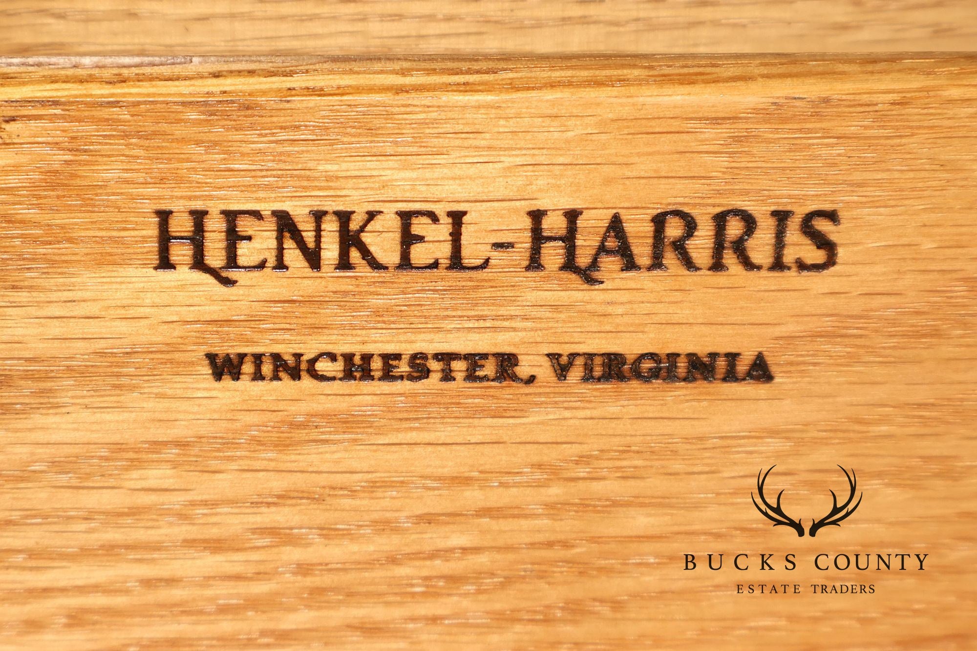 HENKEL HARRIS CHIPPENDALE STYLE TWO PART BLACK WALNUT BLIND DOOR SECRETARY DESK