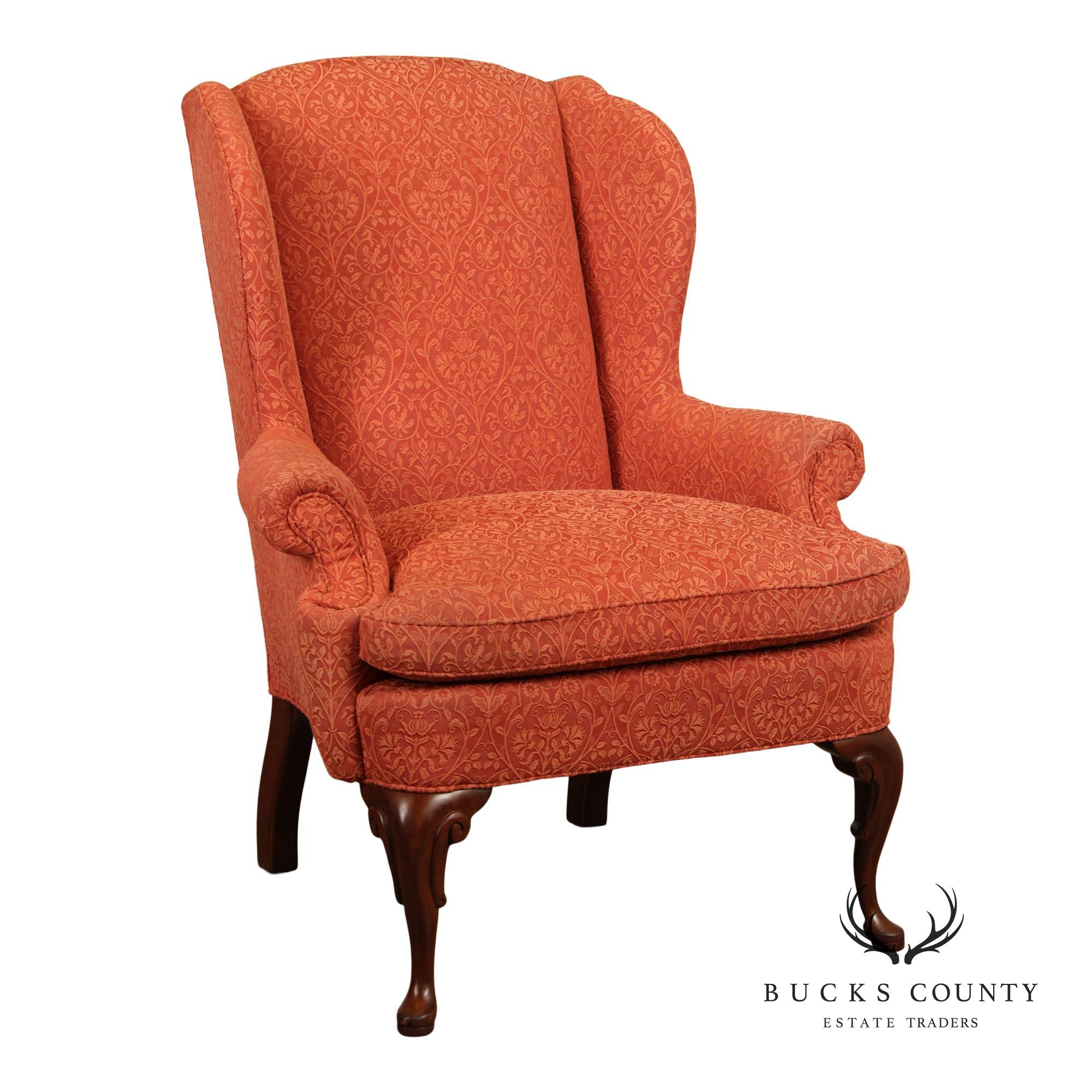 Brandywine Design, Calico Corners Queen Anne Style Wing Chair