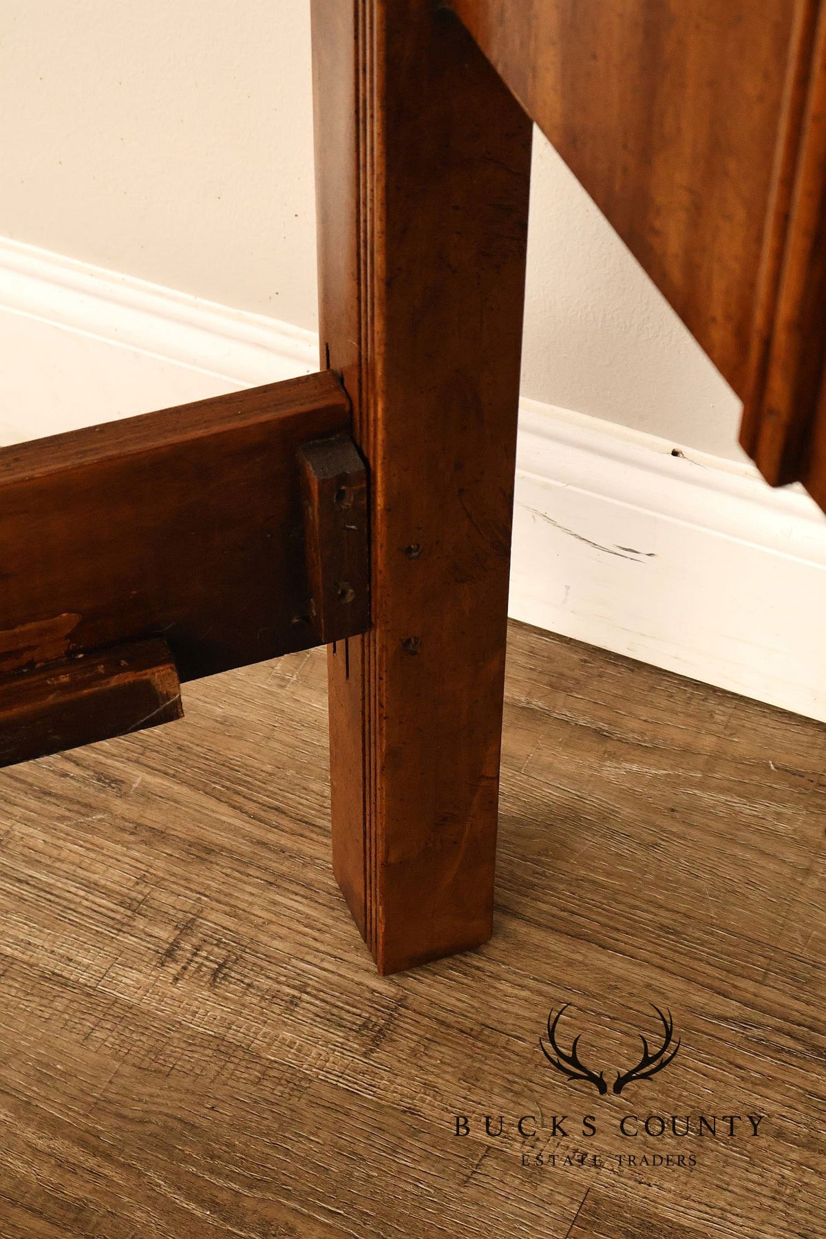 British Colonial Style Faux Bamboo Queen Canopy Bed