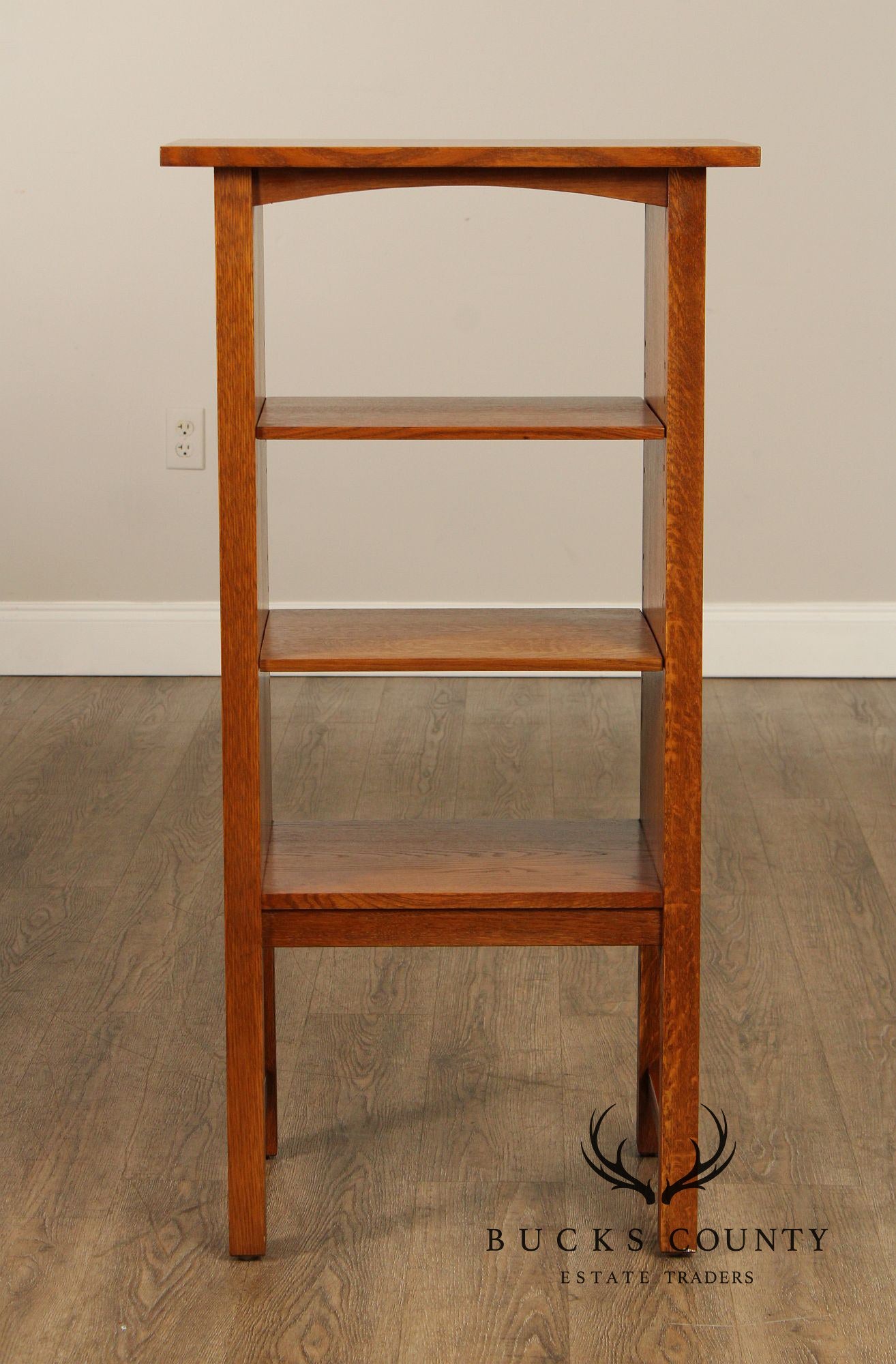 Stickley Mission Collection Oak Harvey Ellis Magazine Stand Bookcase