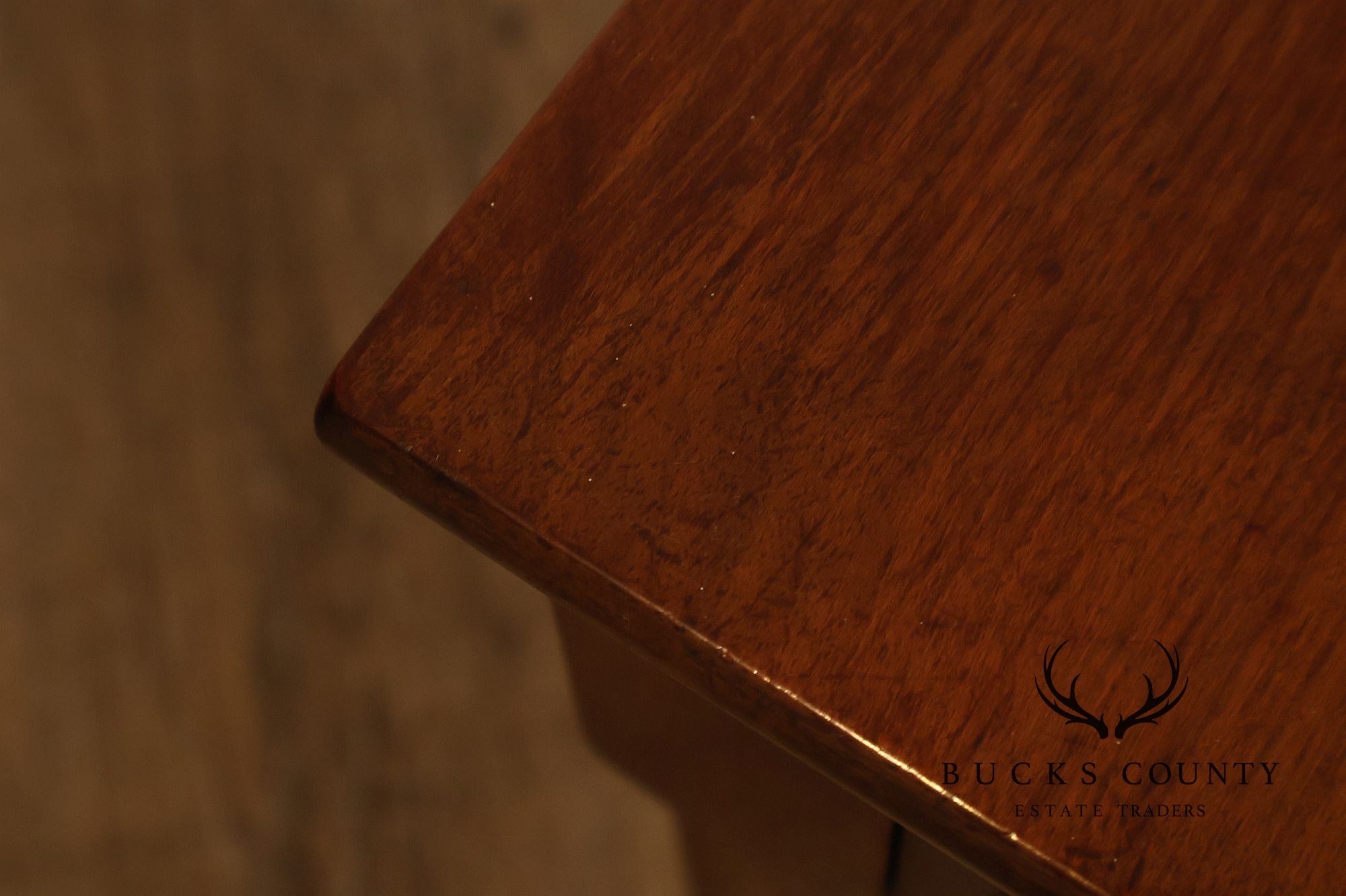 Willett Mid Century Modern Cherry Two Tier Step End Table
