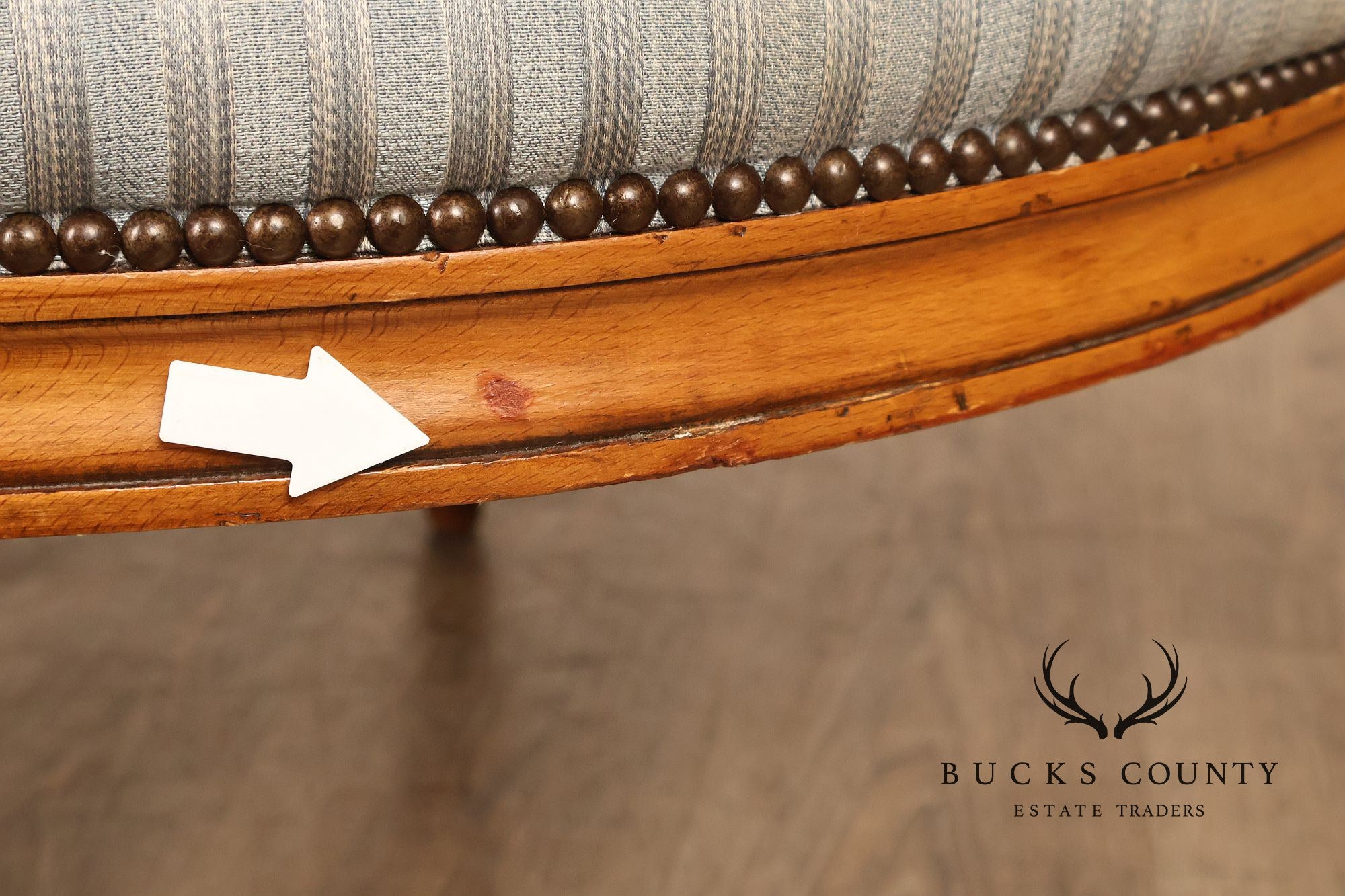 Baker Furniture Company French Louis XVI Style Bergere Chair