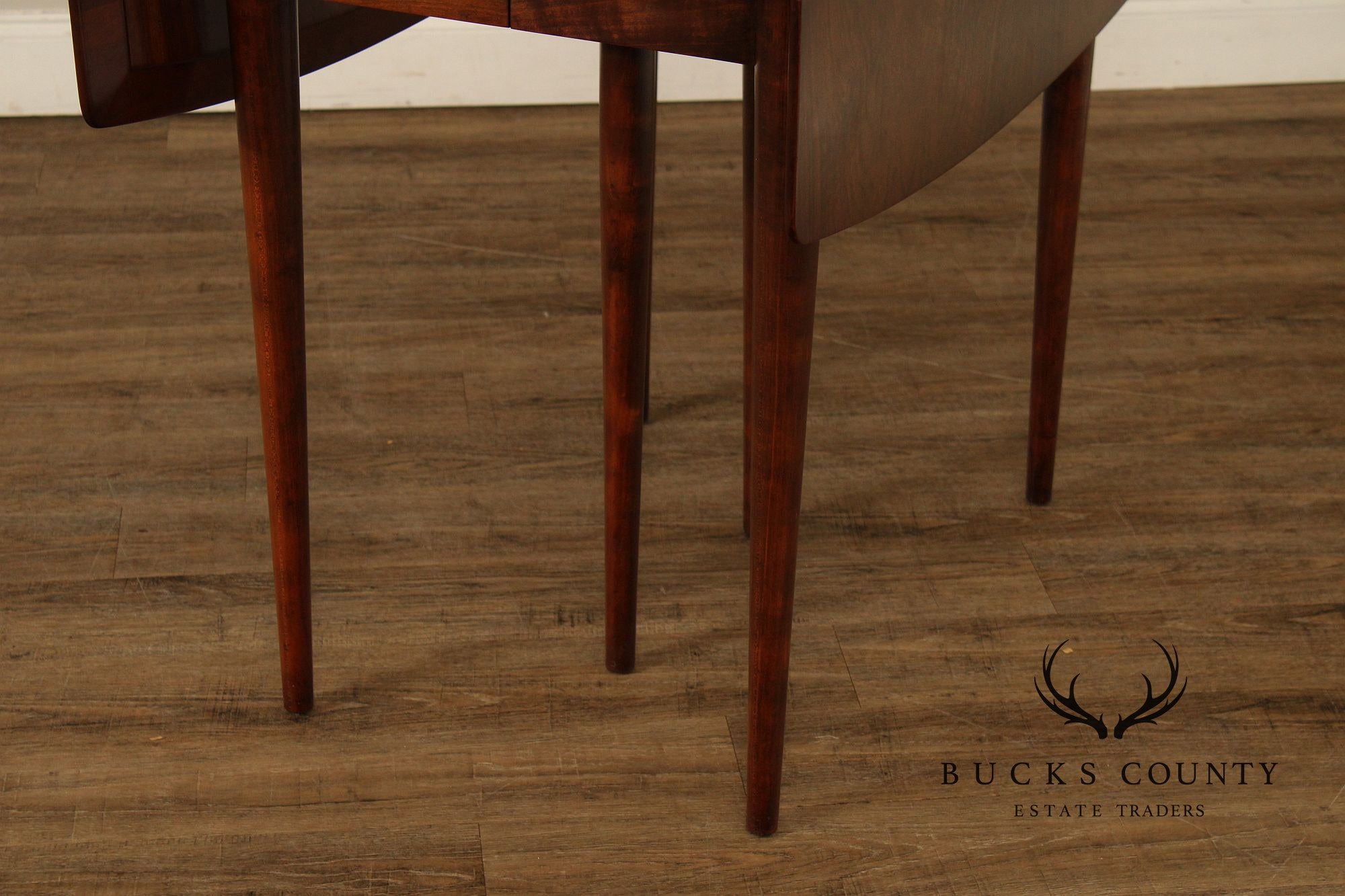 Widdicomb Mid Century Modern Walnut Drop Leaf Extendable Dining Table