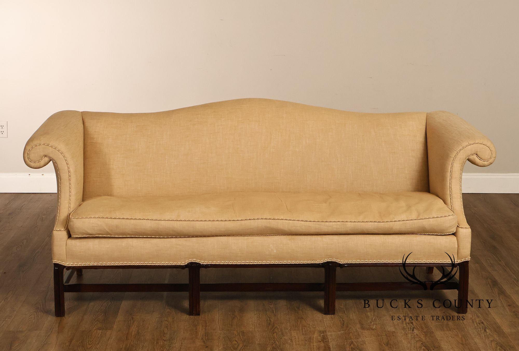 Hickory Chair Chippendale Style Camelback Sofa