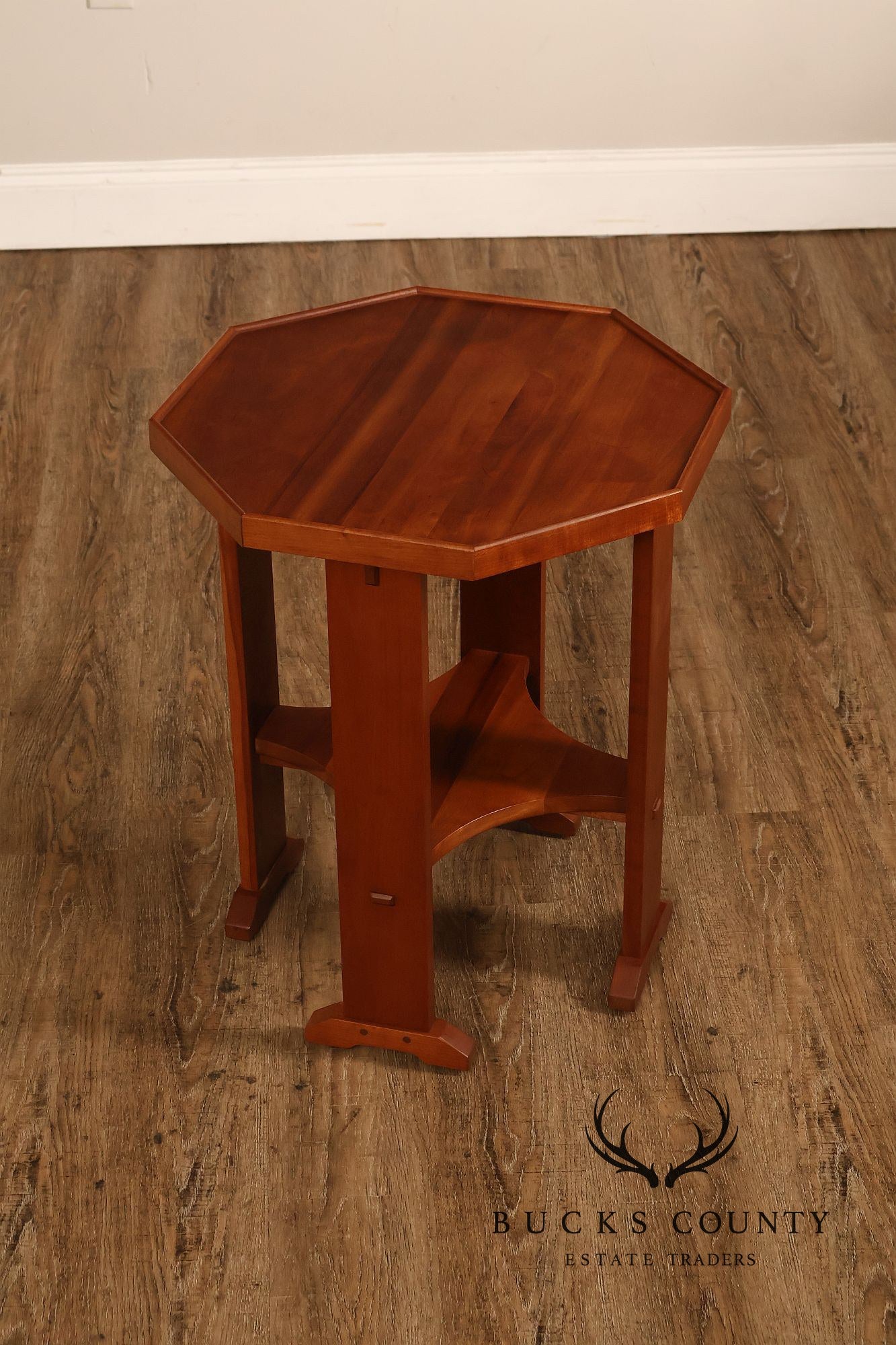 Stickley Mission Collection Cherry Octagonal Side Table