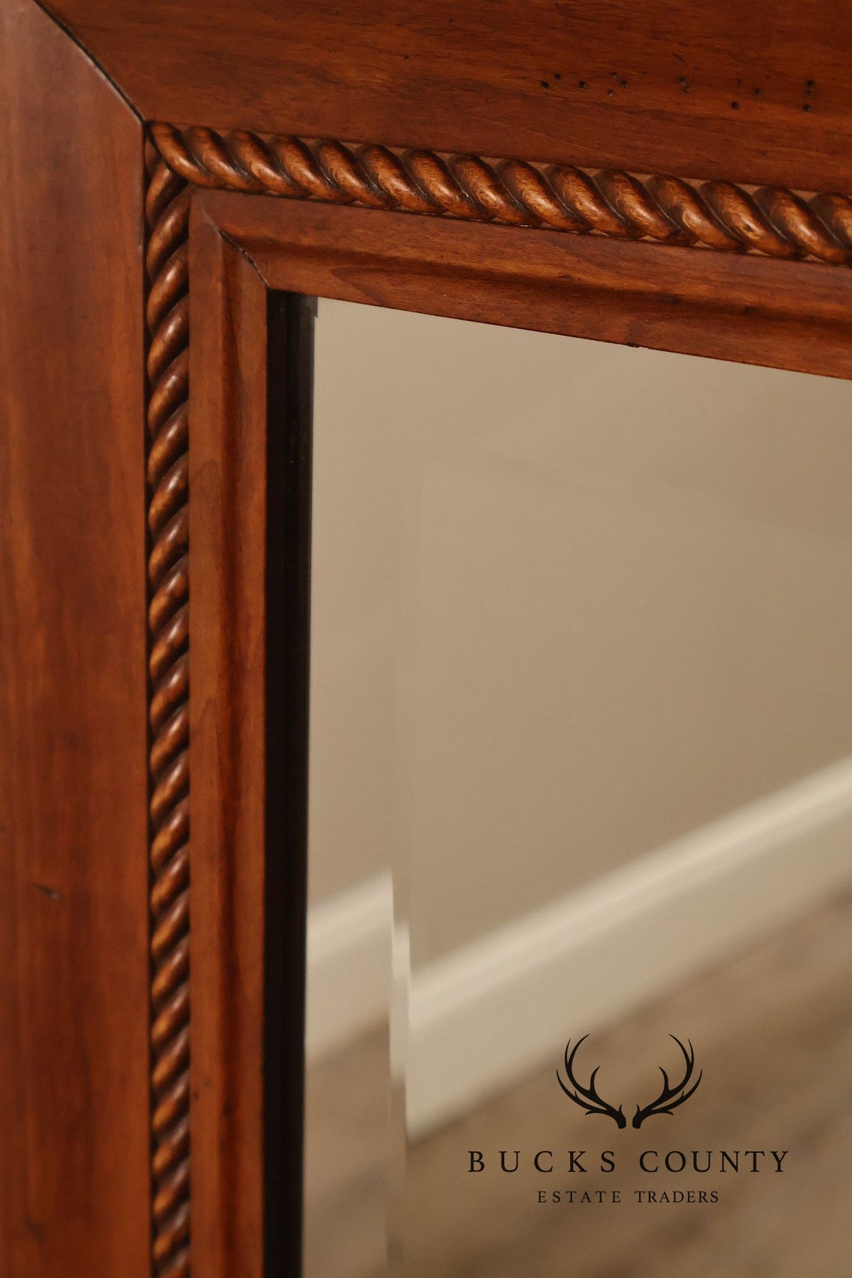 Ethan Allen 'Country Crossings' Maple Wall Mirror