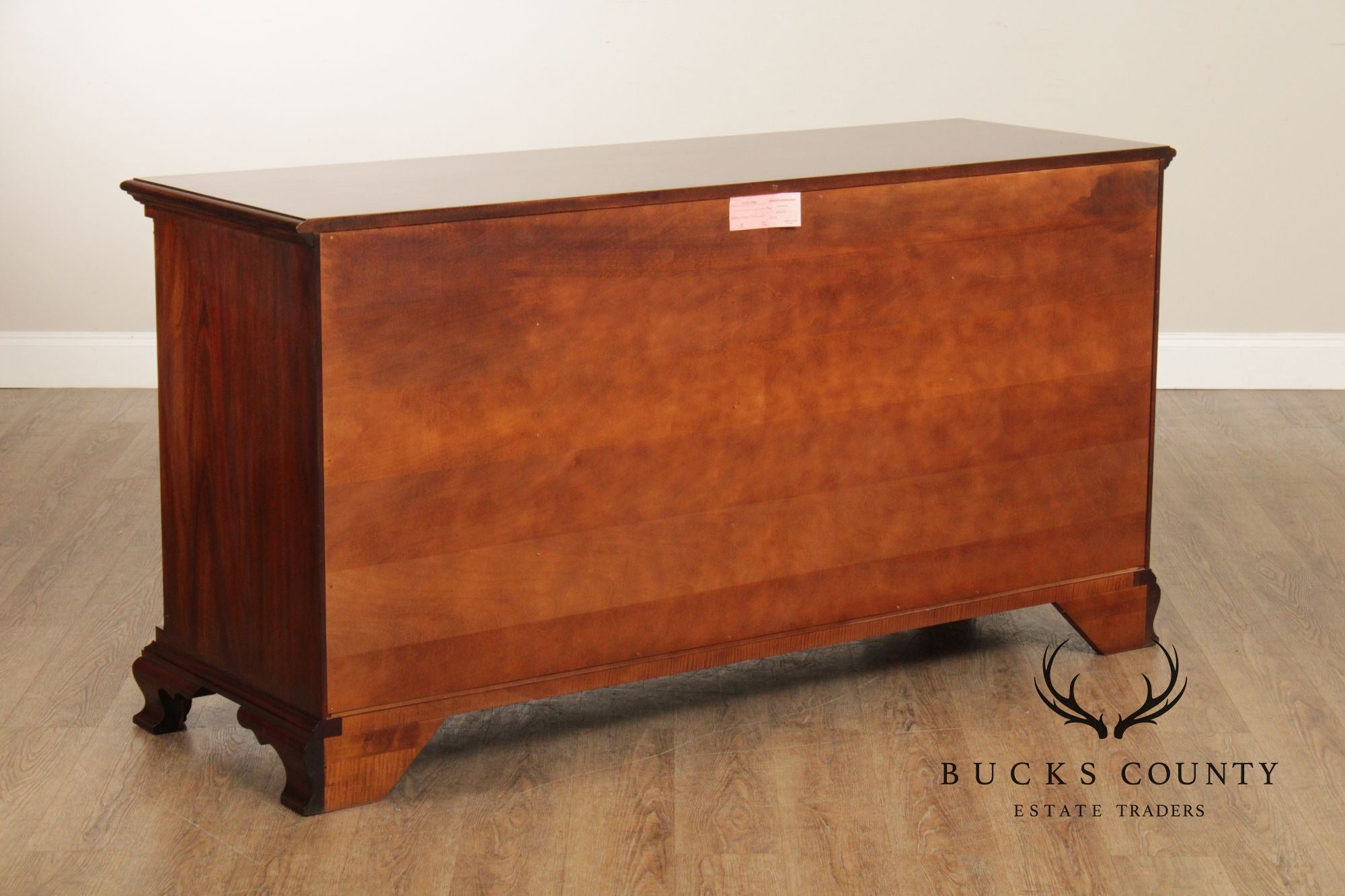 Henkel Harris Chippendale Style Mahogany Nine Drawer Bedroom Dresser