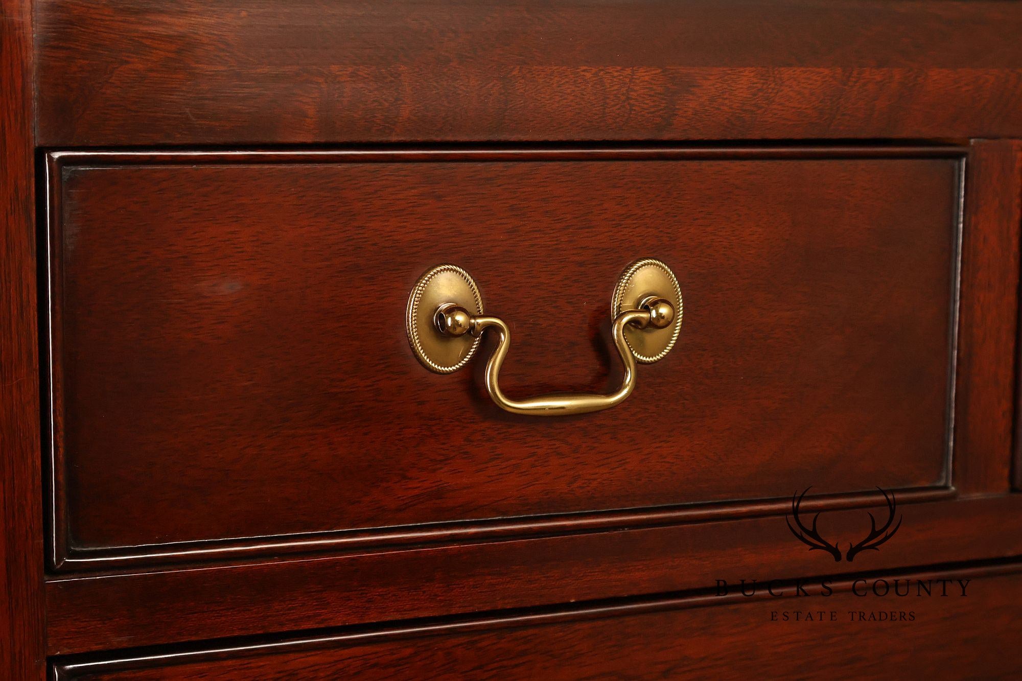 Henkel Harris Chippendale Style Mahogany Tall Chest