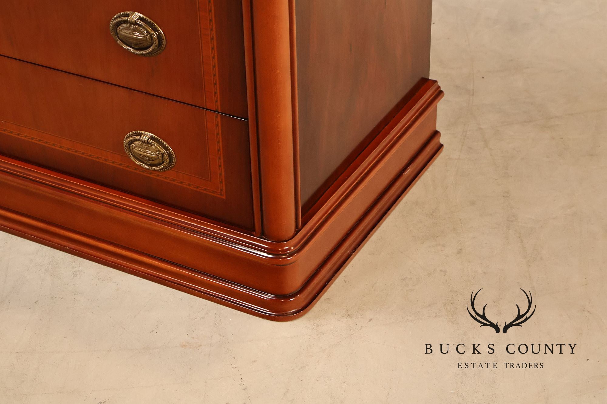Edwardian Style Inlaid Mahogany Chest of Drawers