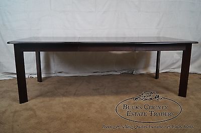 Mid Century Modern Solid Mahogany Danish Dining Table