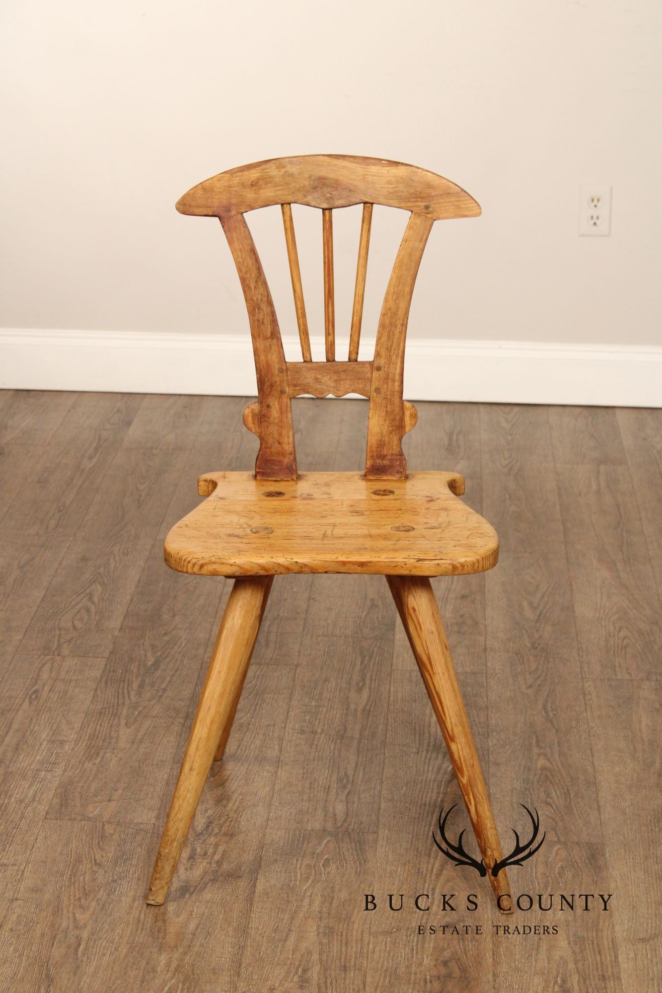 Antique Rustic European Windsor Chair