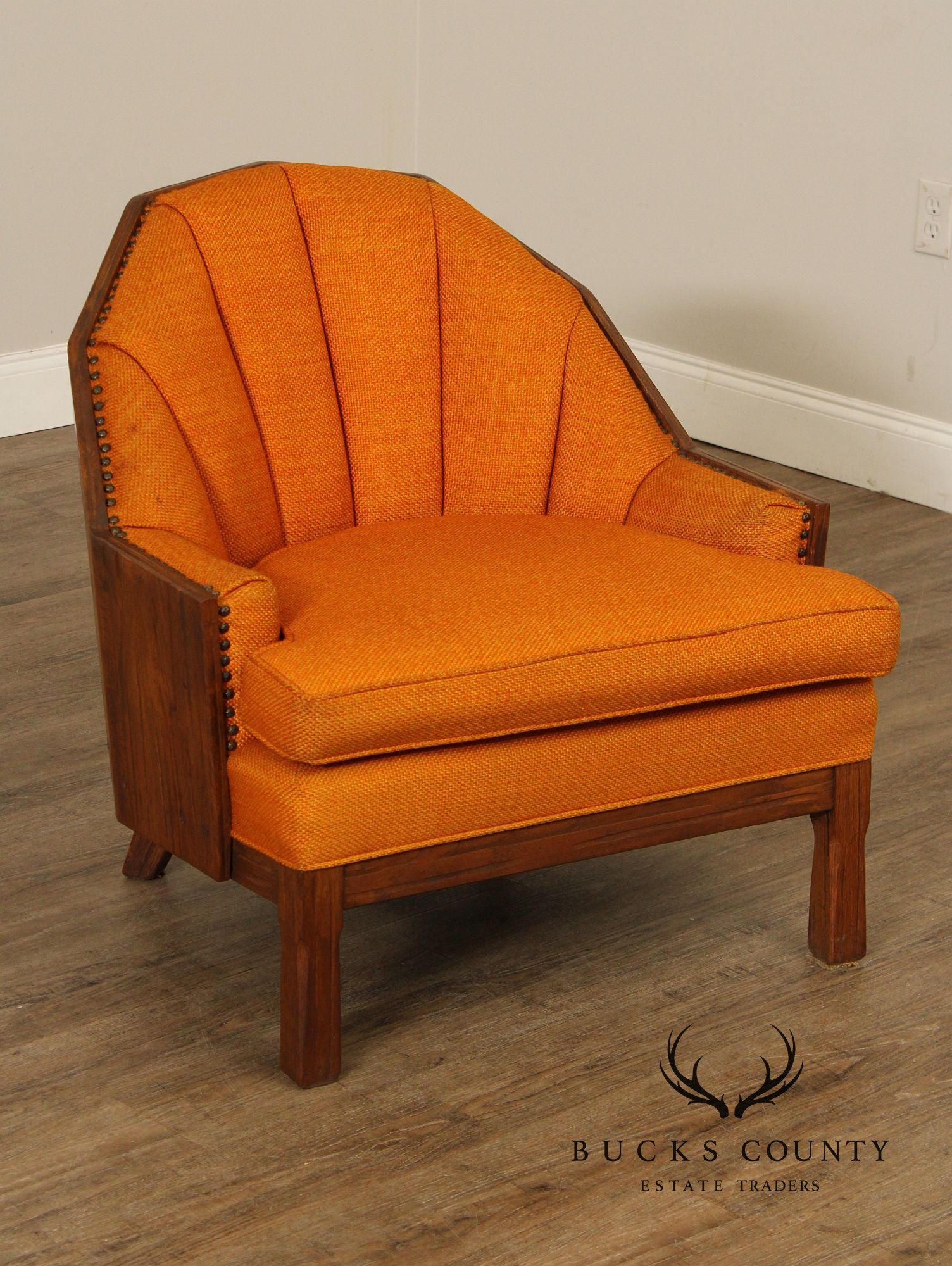 Brandt Ranch Oak Barrel Lounge Chair