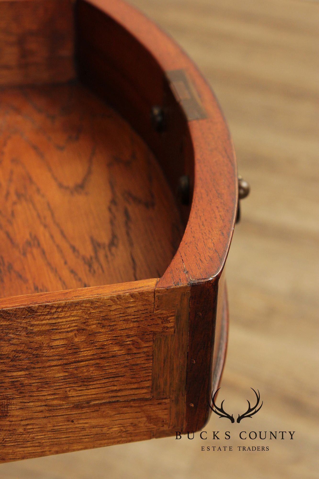 Regency Style Leather Top Walnut Kidney Executive Desk