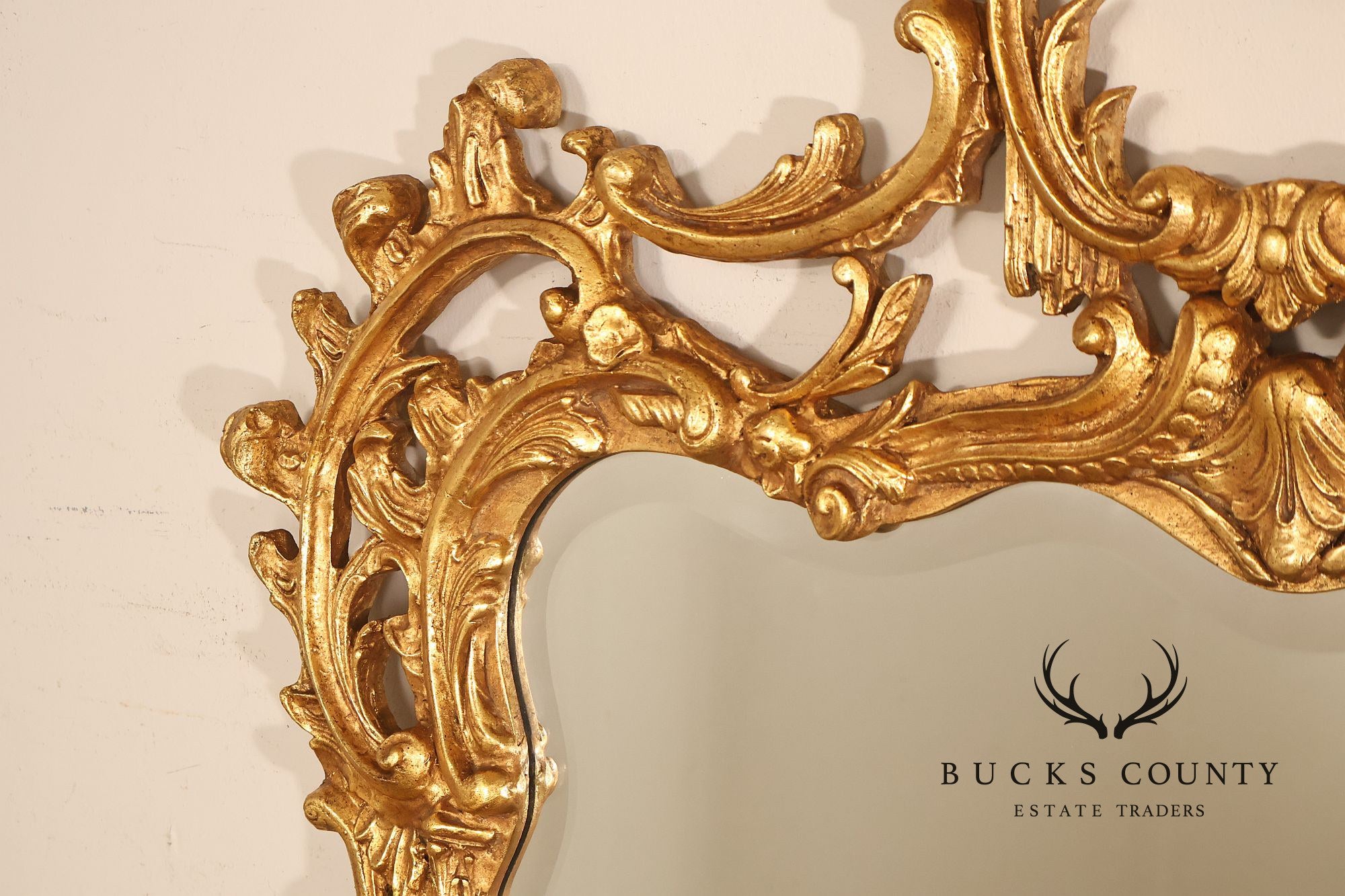Friedman Brothers Large Giltwood Wall Mirror