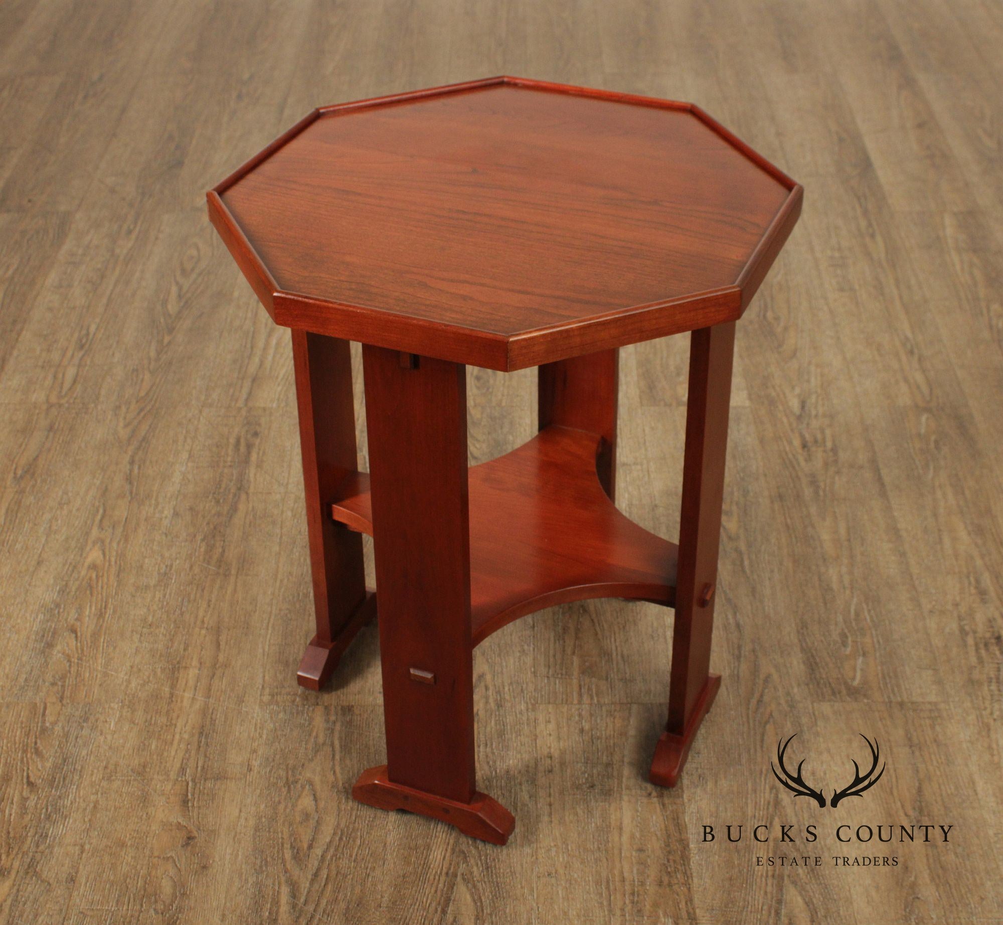 Stickley Mission Collection Cherry Octagonal Table