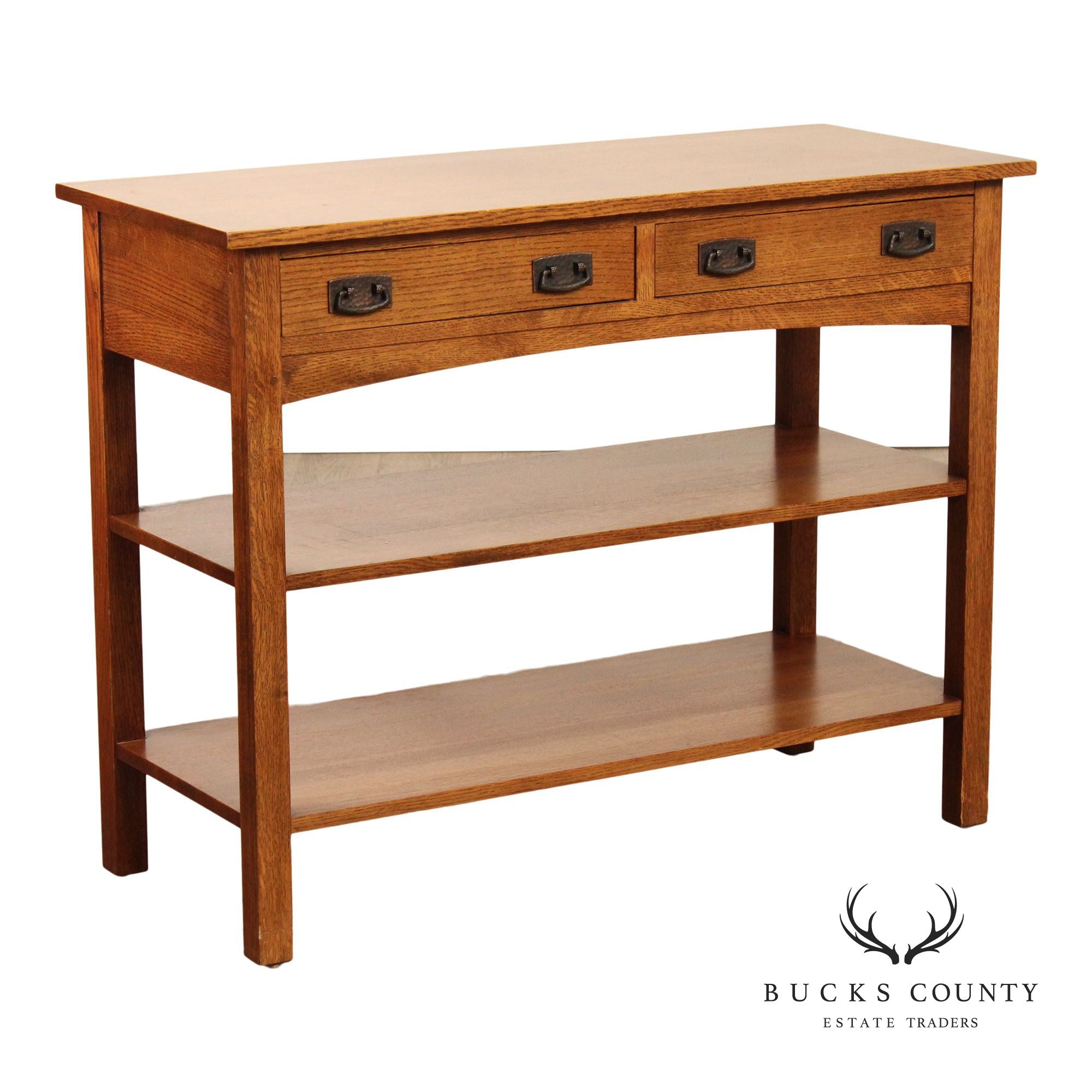 Stickley Mission Collection Oak Server