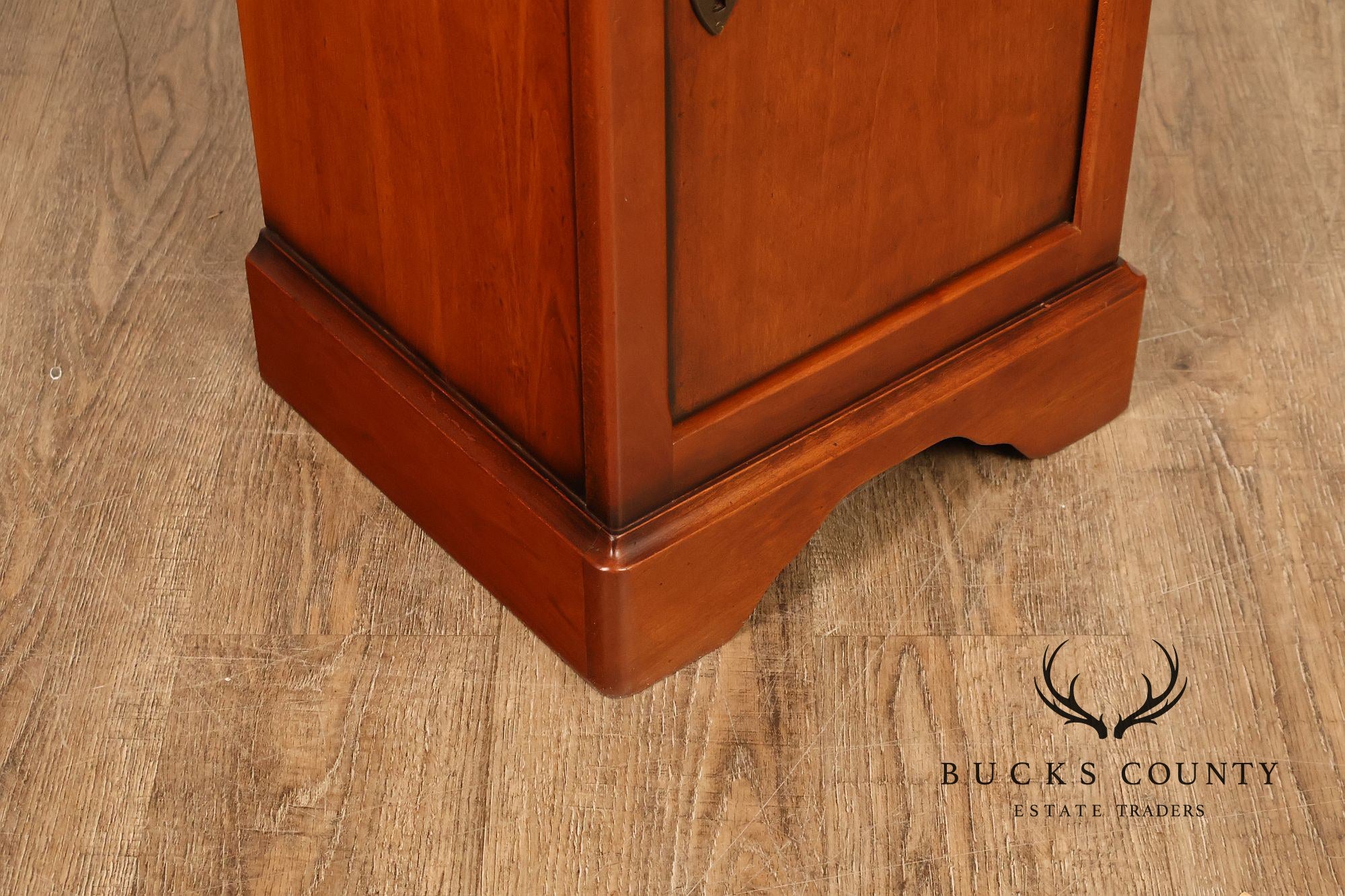French  Louis Philippe Style Pair Of Cherry Nightstands