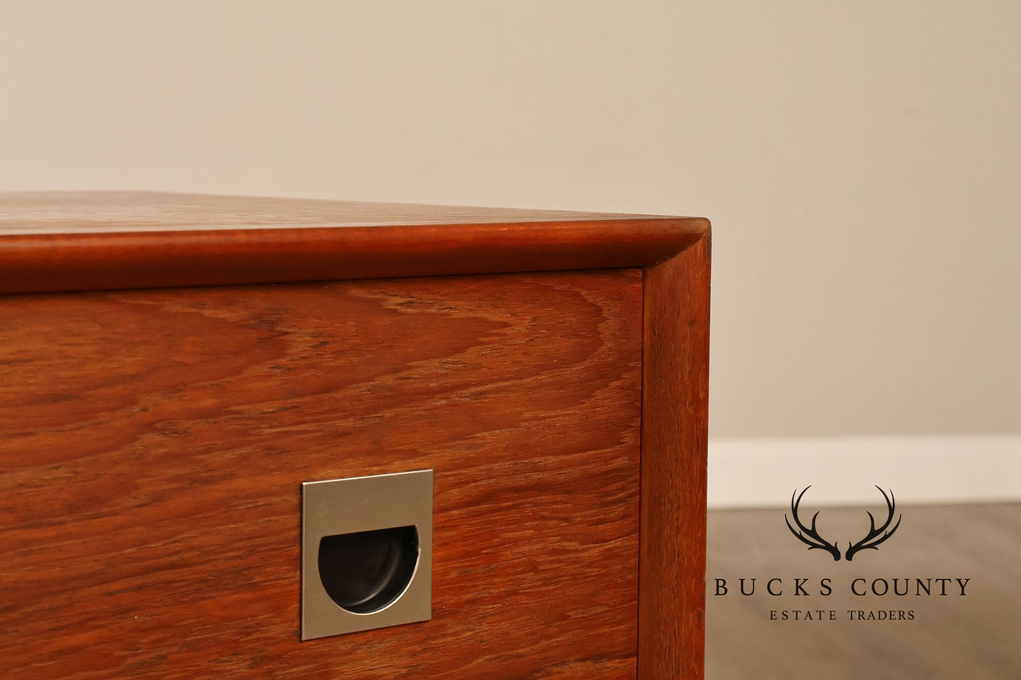 Mid Century Modern Teak Three Drawer Dresser