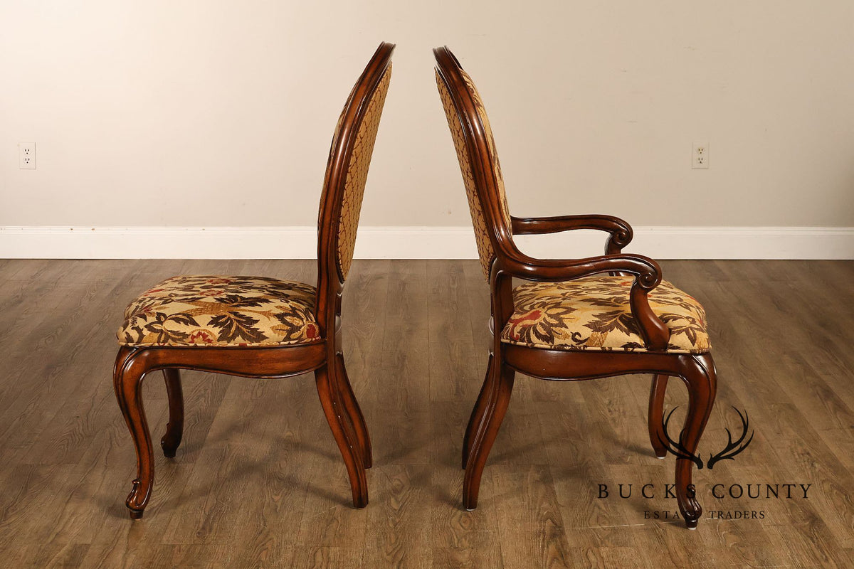 Henredon French Louis XV Style Set of Eight Dining Chairs